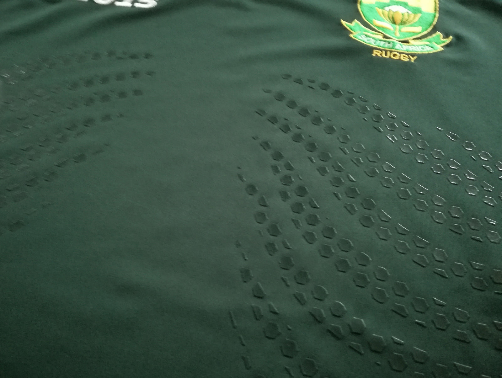 2015 South Africa Home Pro-Fit World Cup Rugby Shirt (L)