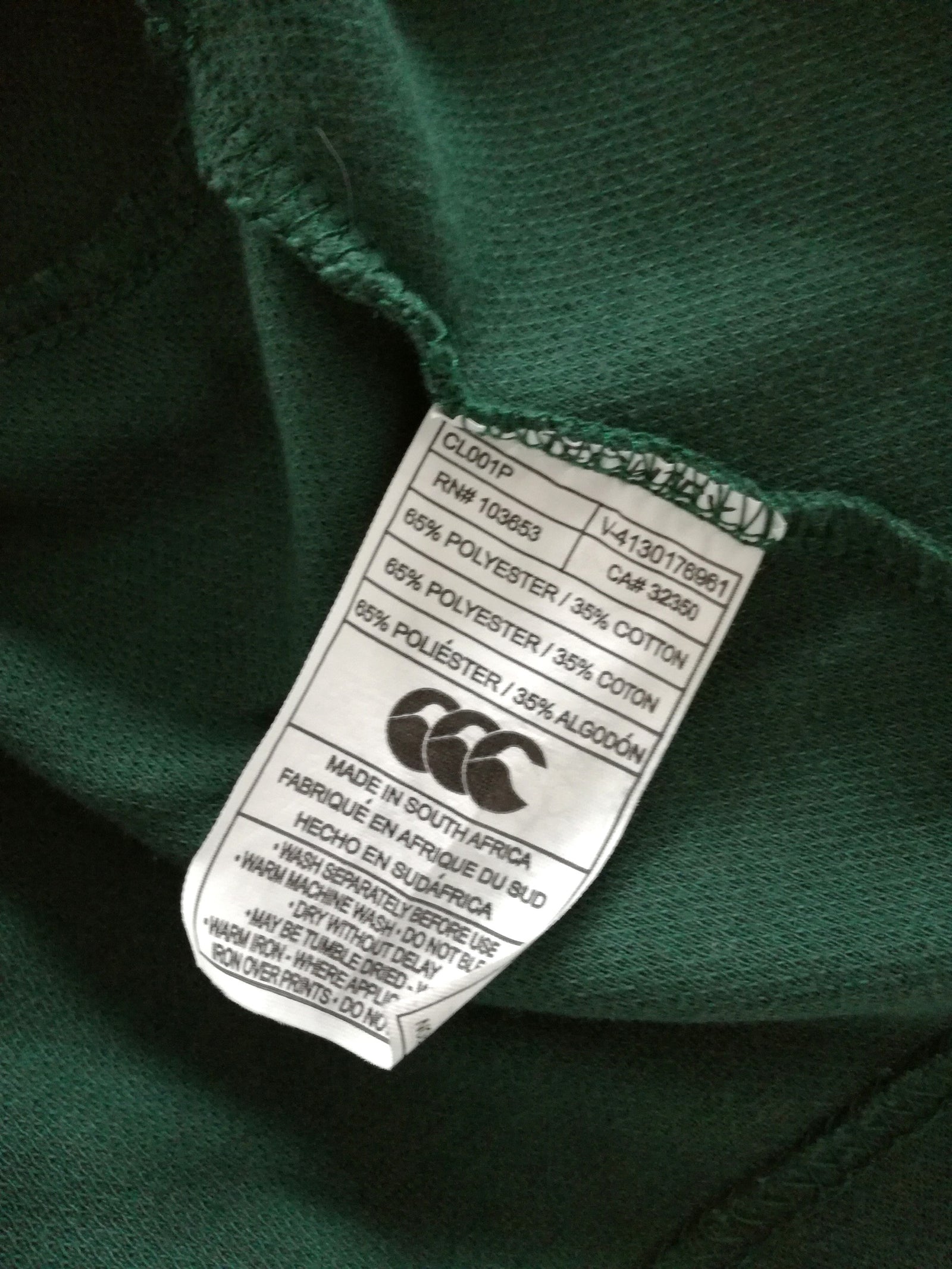 2007 South Africa Home Rugby Shirt (XXL)