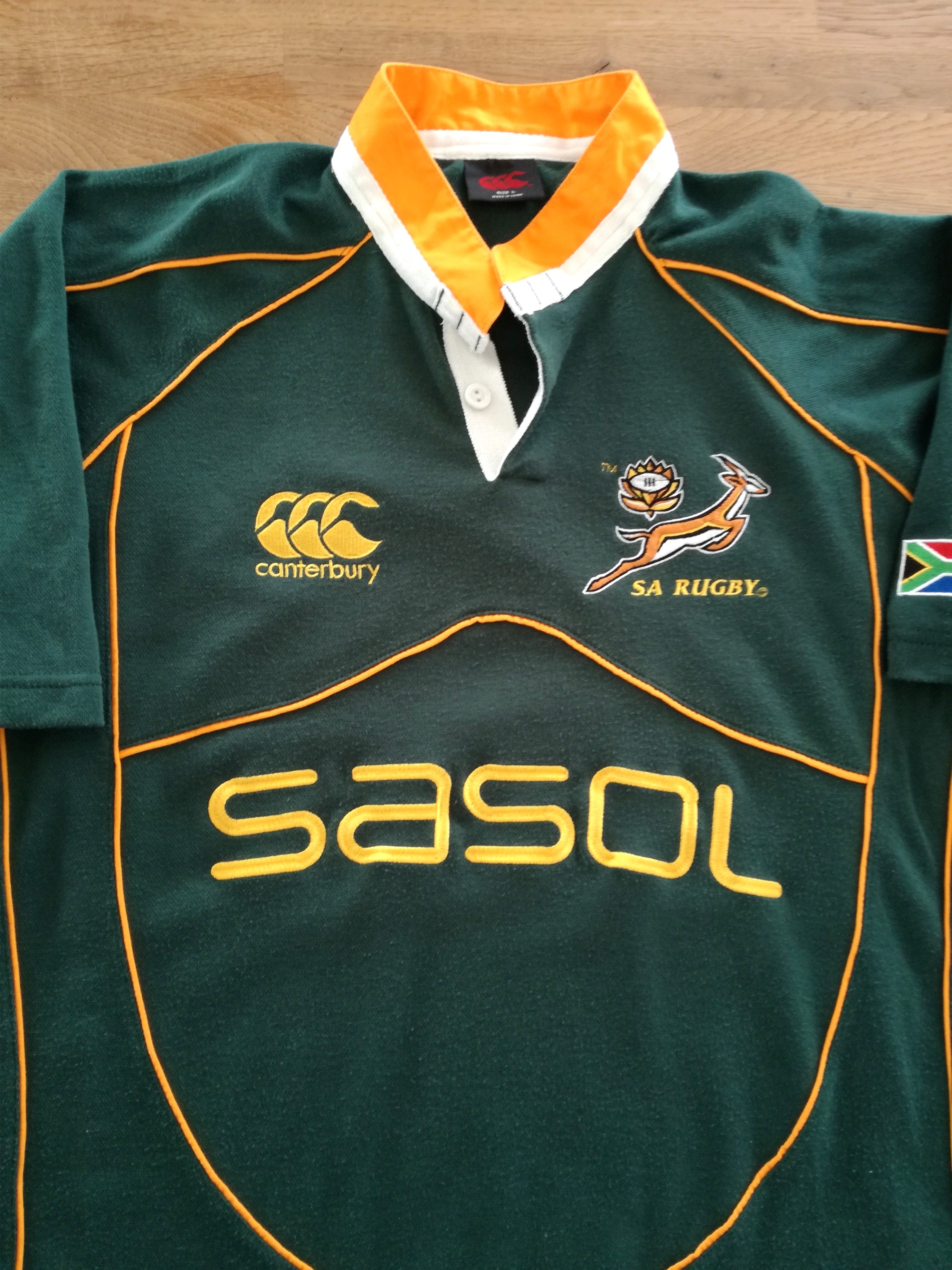 2007 South Africa Home Rugby Shirt