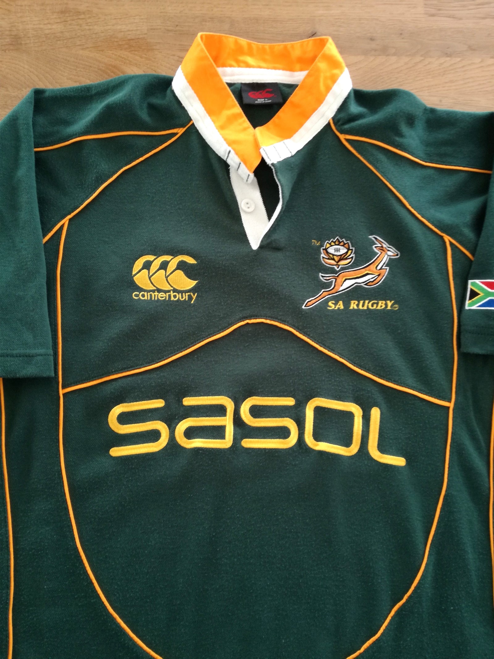 2007 South Africa Home Rugby Shirt
