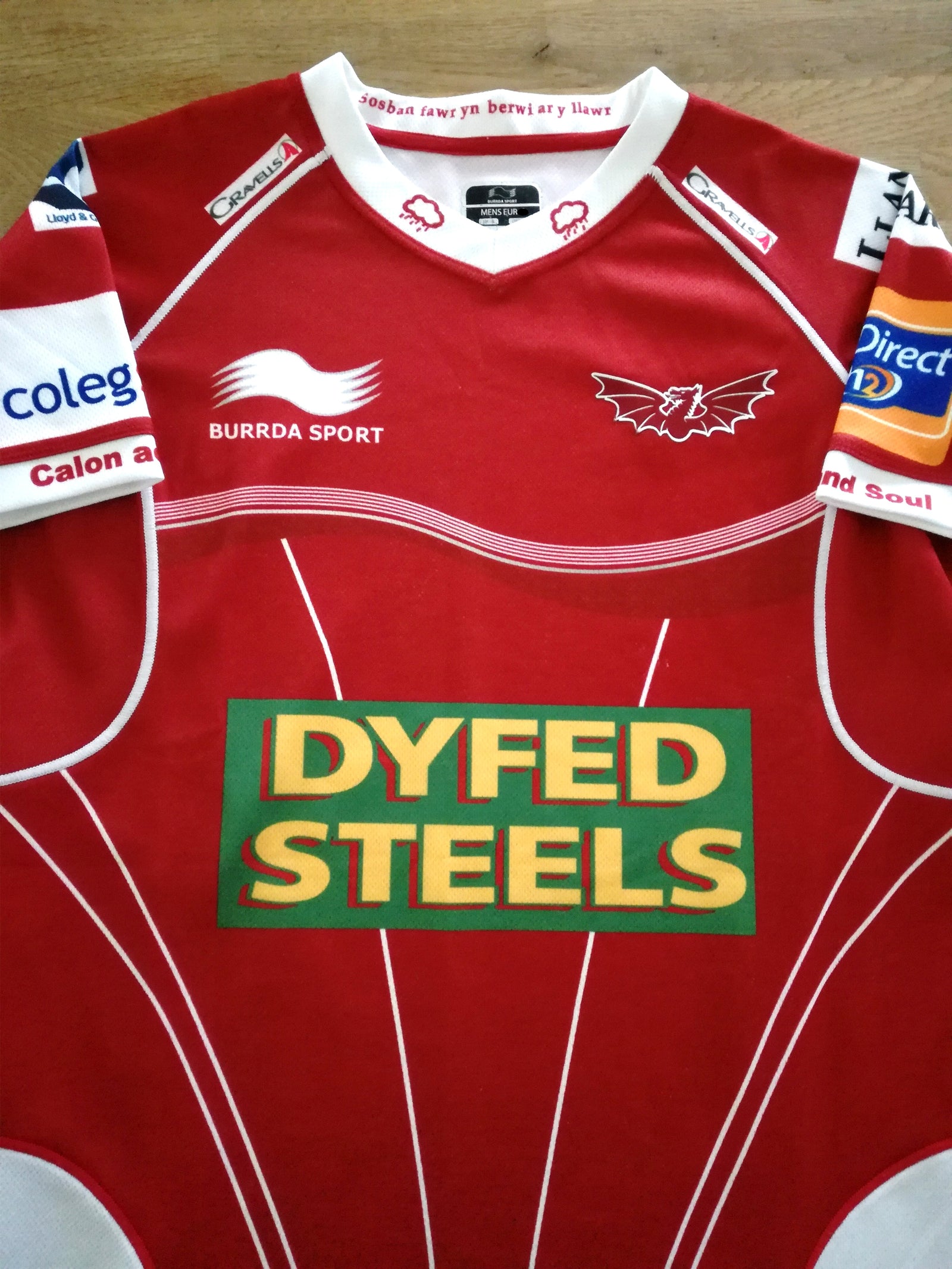 2013/14 Scarlets Home Rugby Shirt