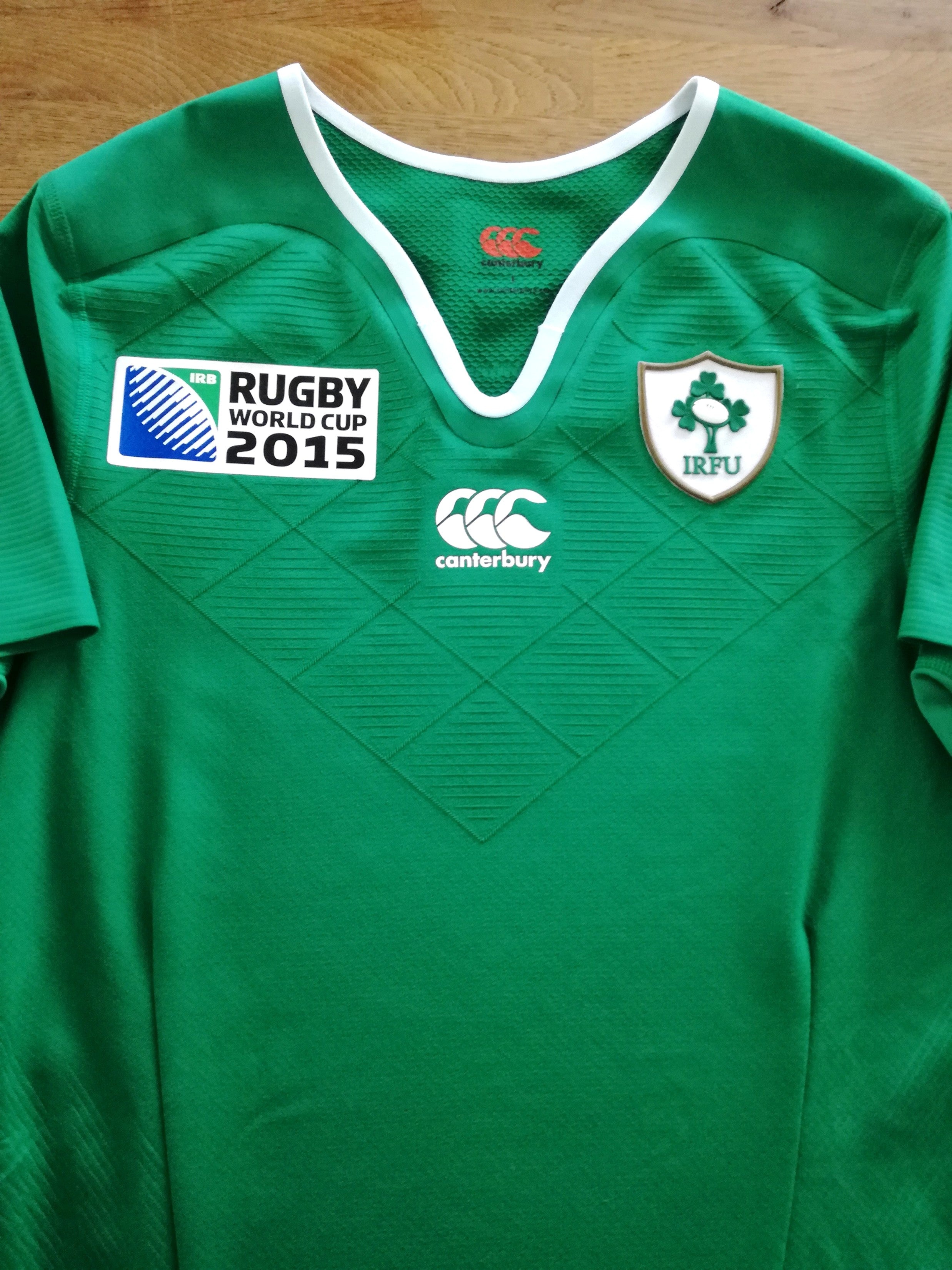 2015 Ireland Home World Cup Test Rugby Shirt (L)
