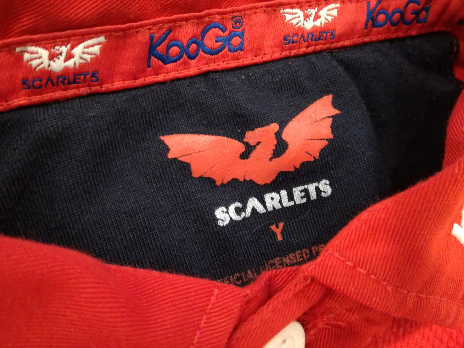 2003/04 Scarlets Home Rugby Shirt (Youth)
