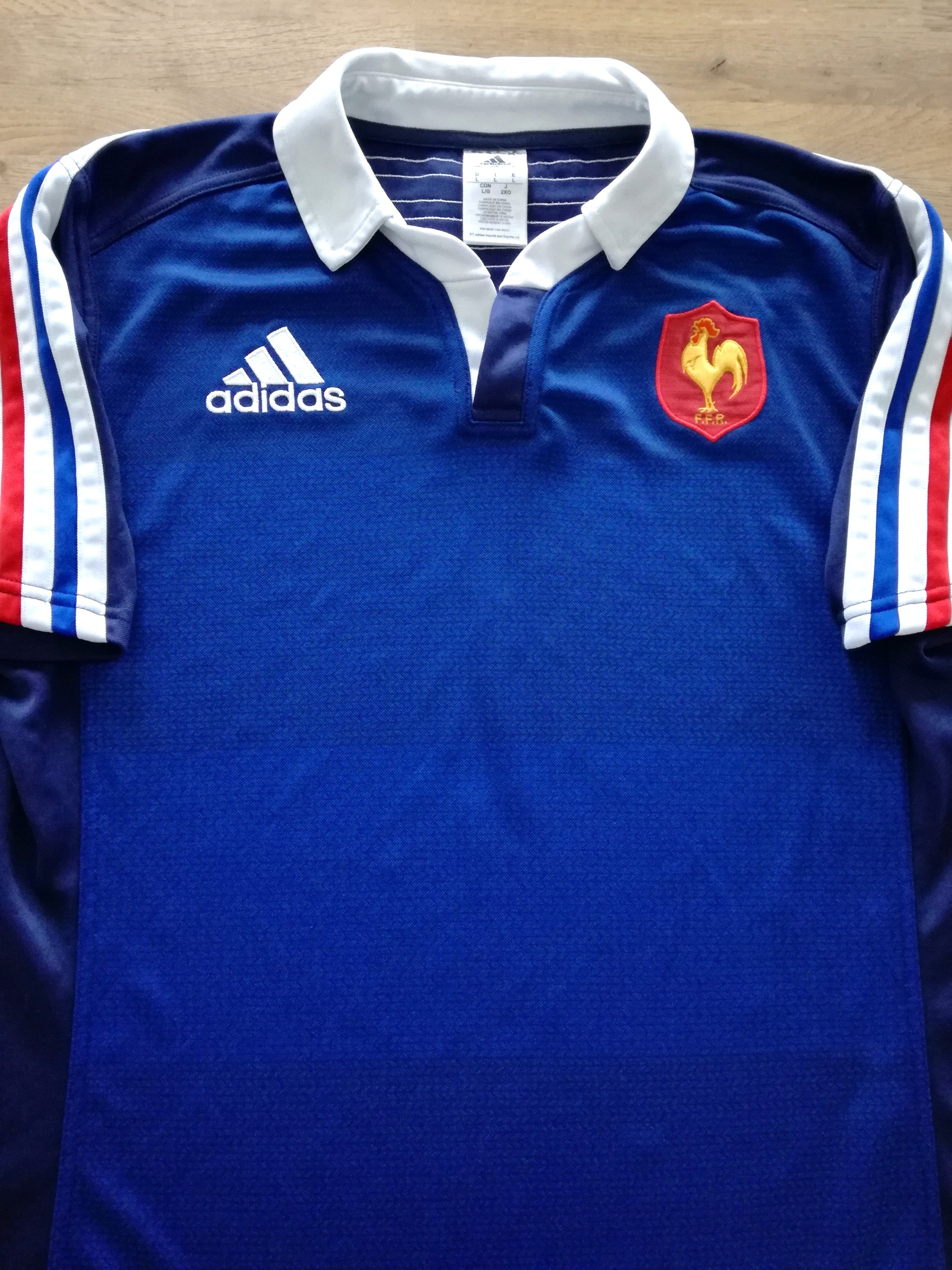2013/14 France Home Rugby Shirt