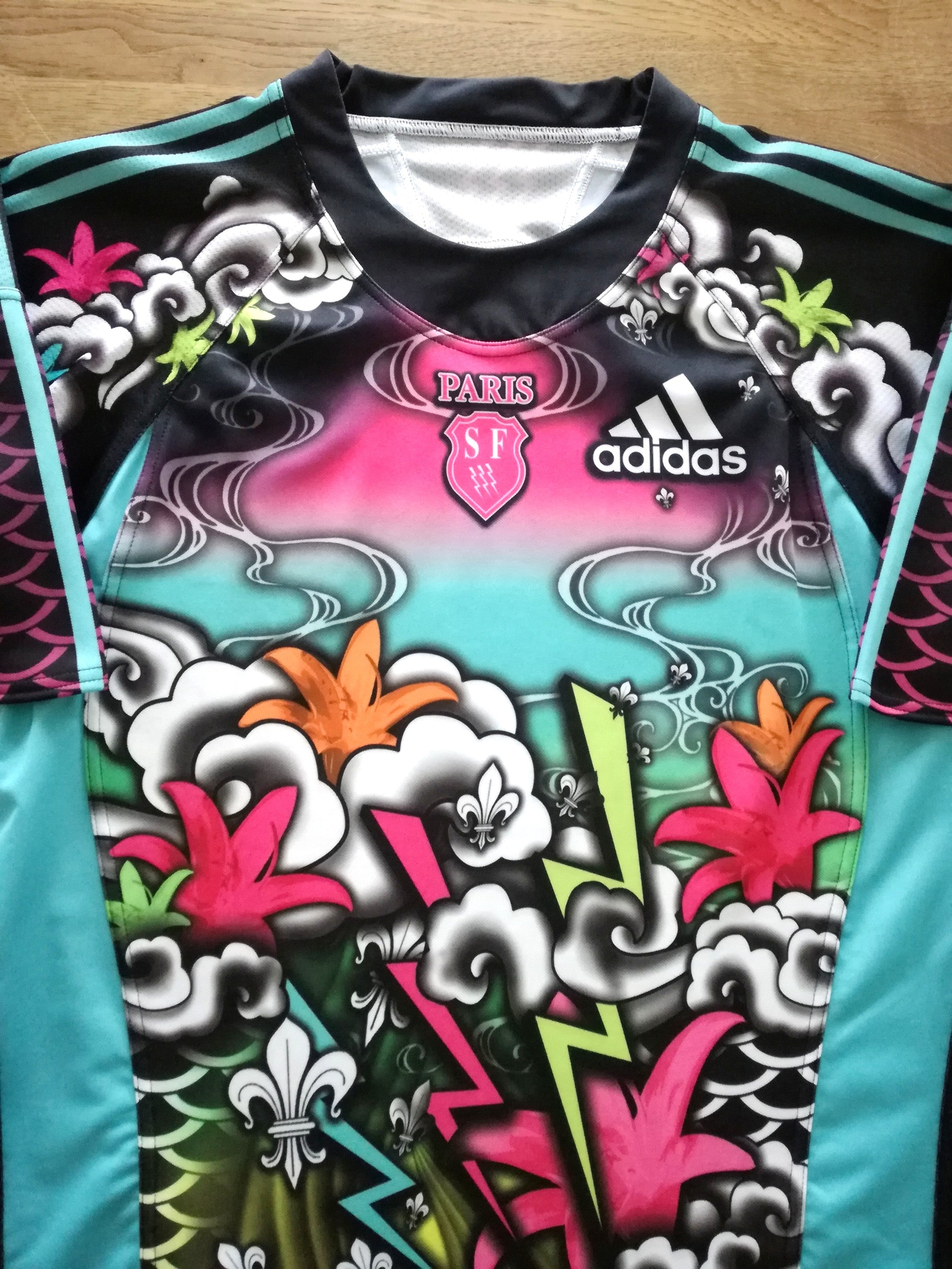 2009/10 Stade Français Home Rugby Shirt
