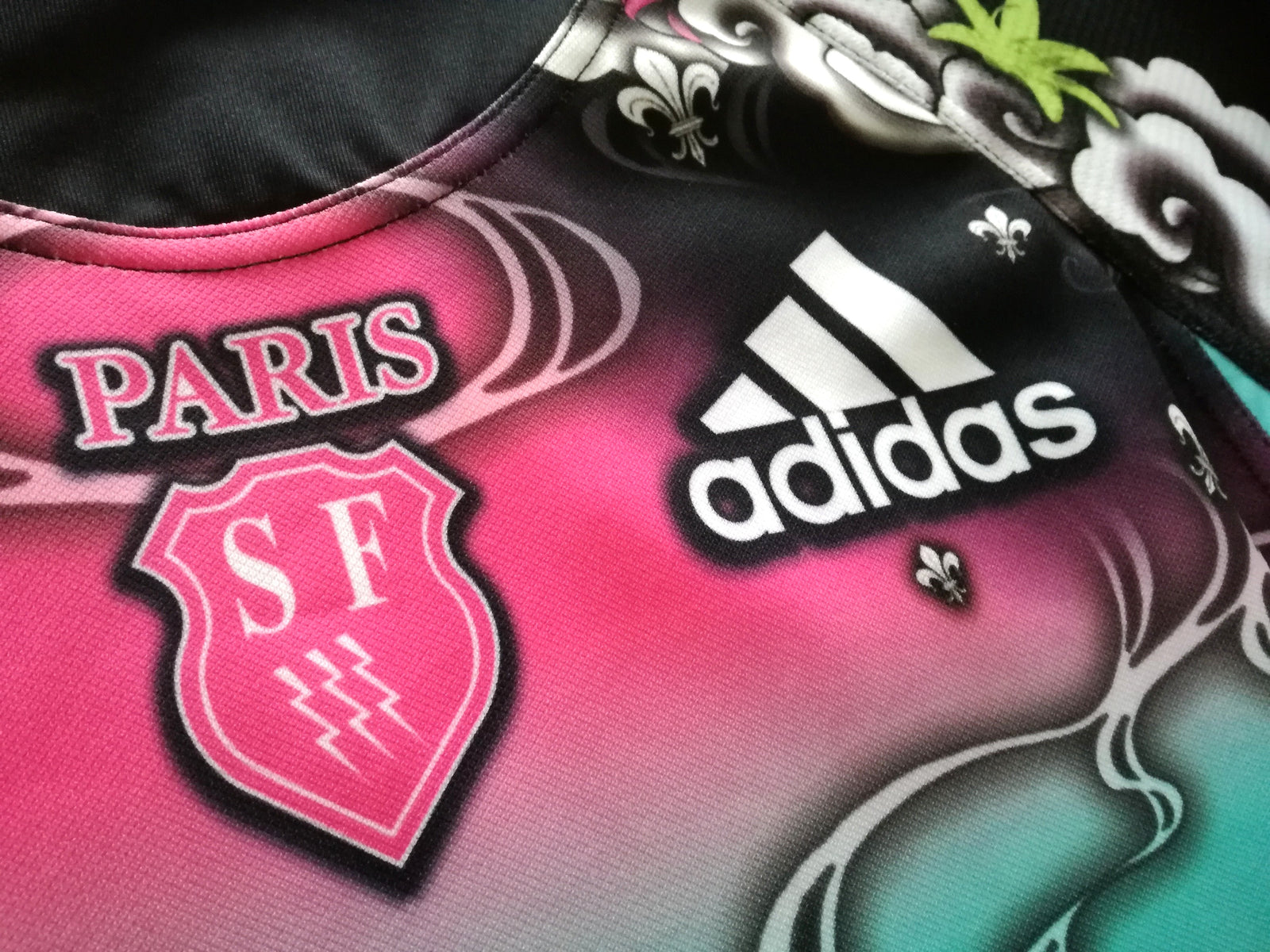 2009/10 Stade Français Home Rugby Shirt (L)