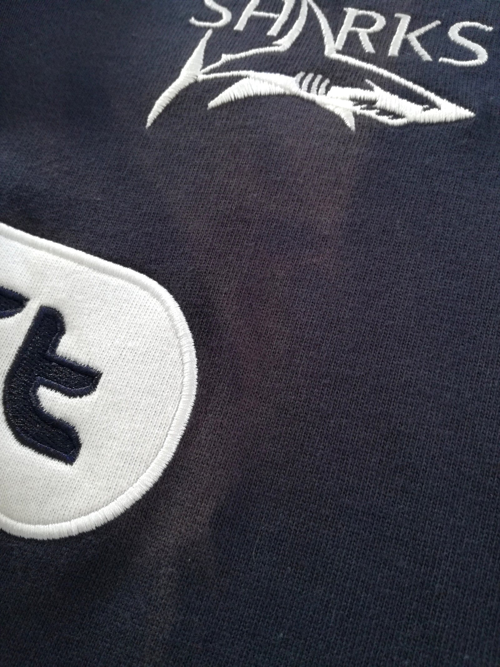2009/10 Sale Sharks Home Rugby Shirt (S)