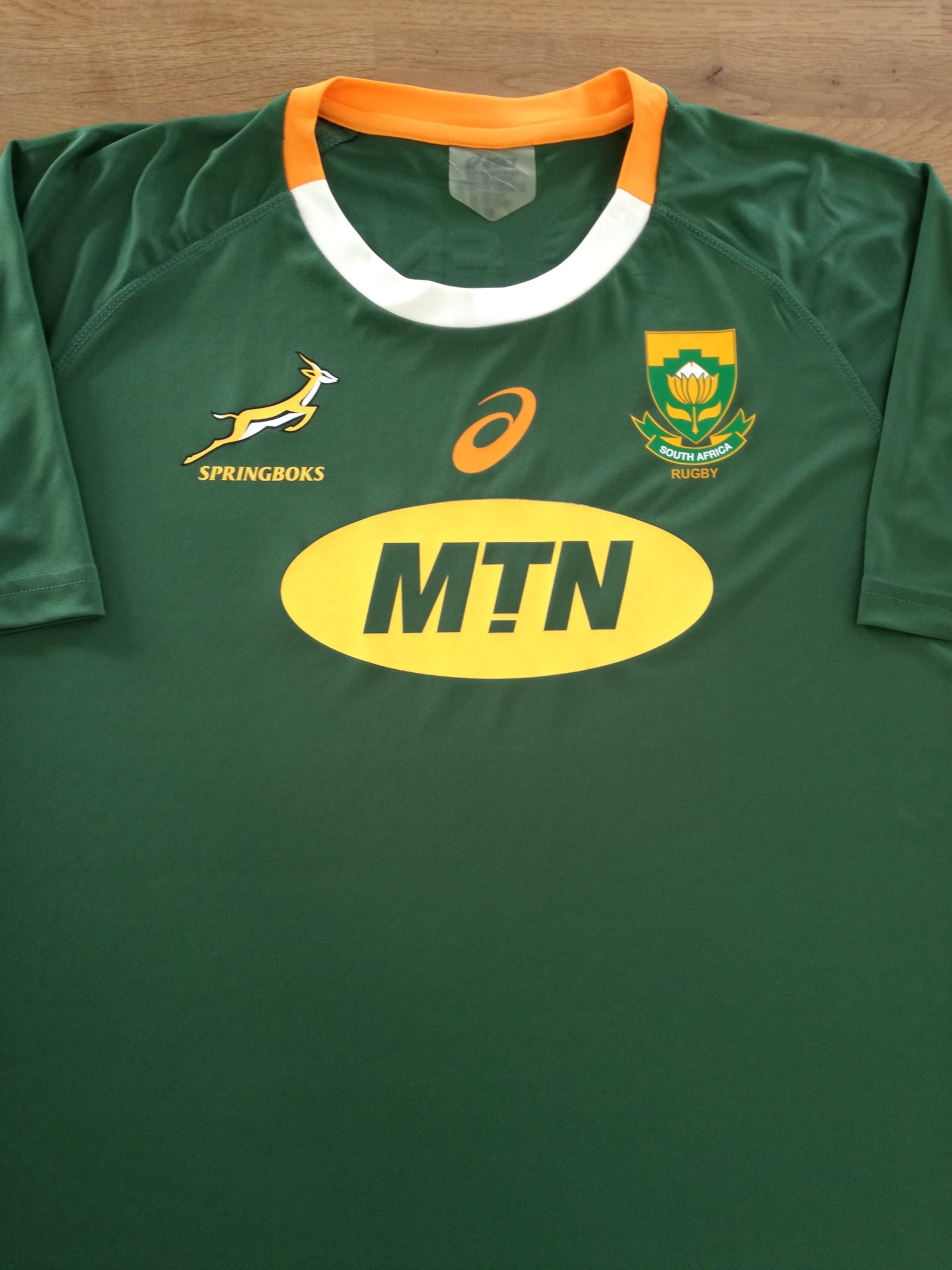 2019 South Africa Home Basic Rugby Shirt