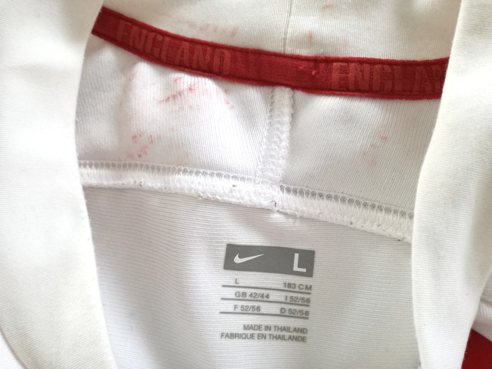 2007/08 England Home Pro-Fit Rugby Shirt (L)
