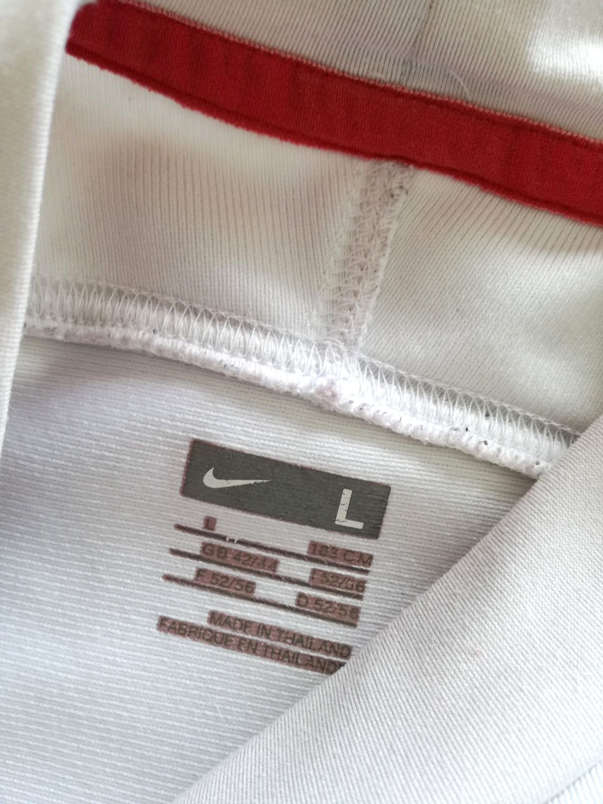 2007/08 England Home Pro-Fit Rugby Shirt (L)