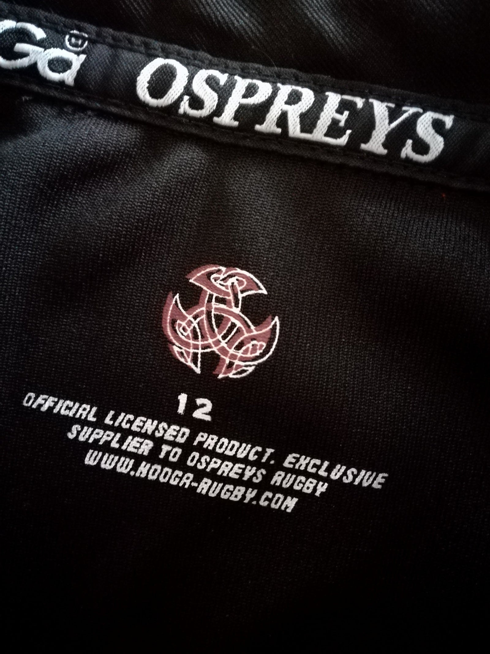 2008/09 Ospreys Home Rugby Shirt (W) (Size 12)