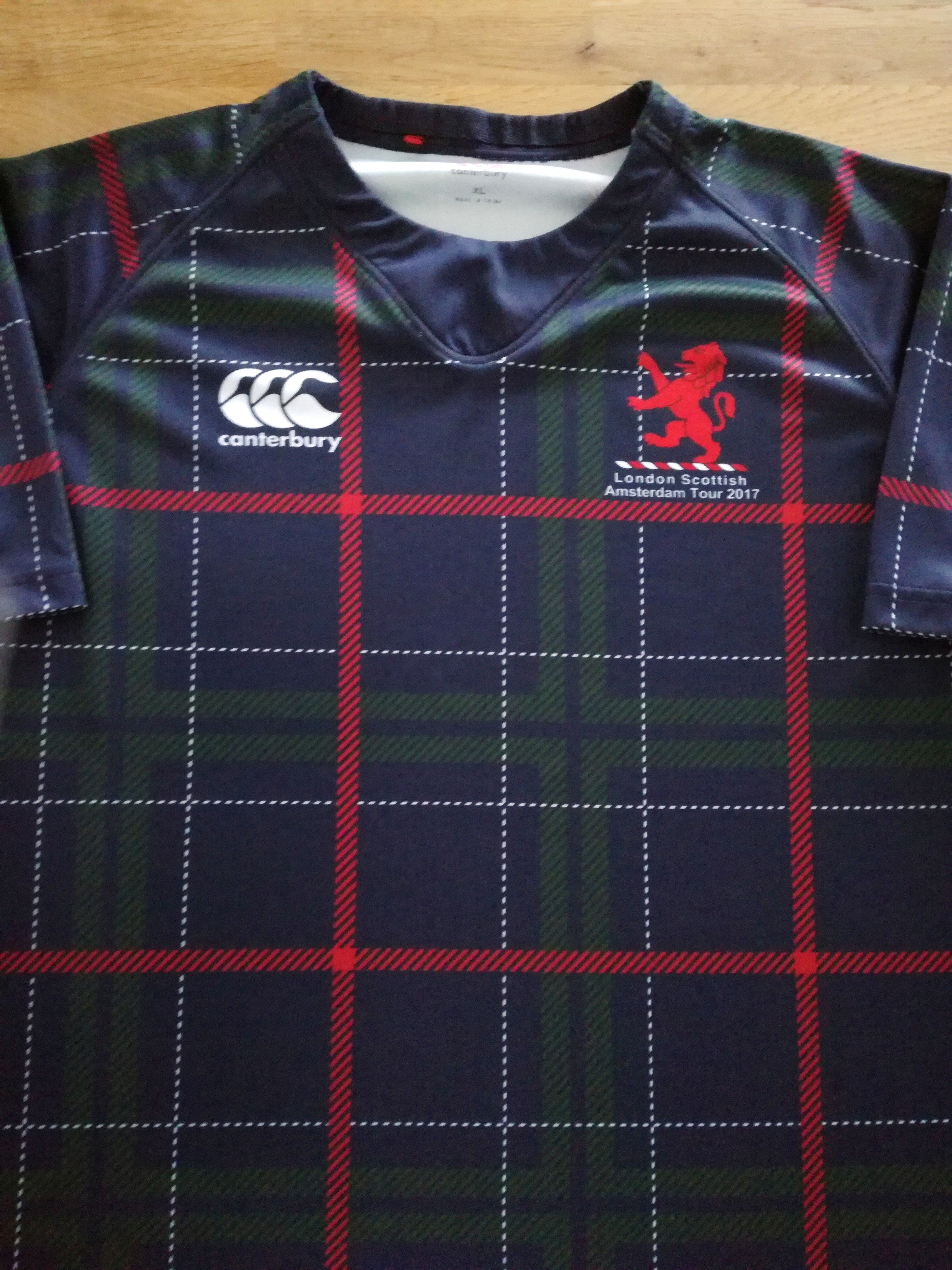 2017 London Scottish 'Amsterdam Tour' Rugby Shirt (XL)