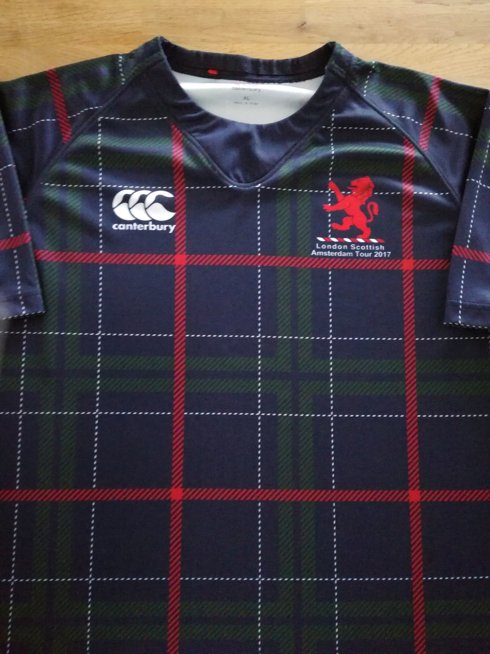 2017 London Scottish 'Amsterdam Tour' Rugby Shirt (XL)