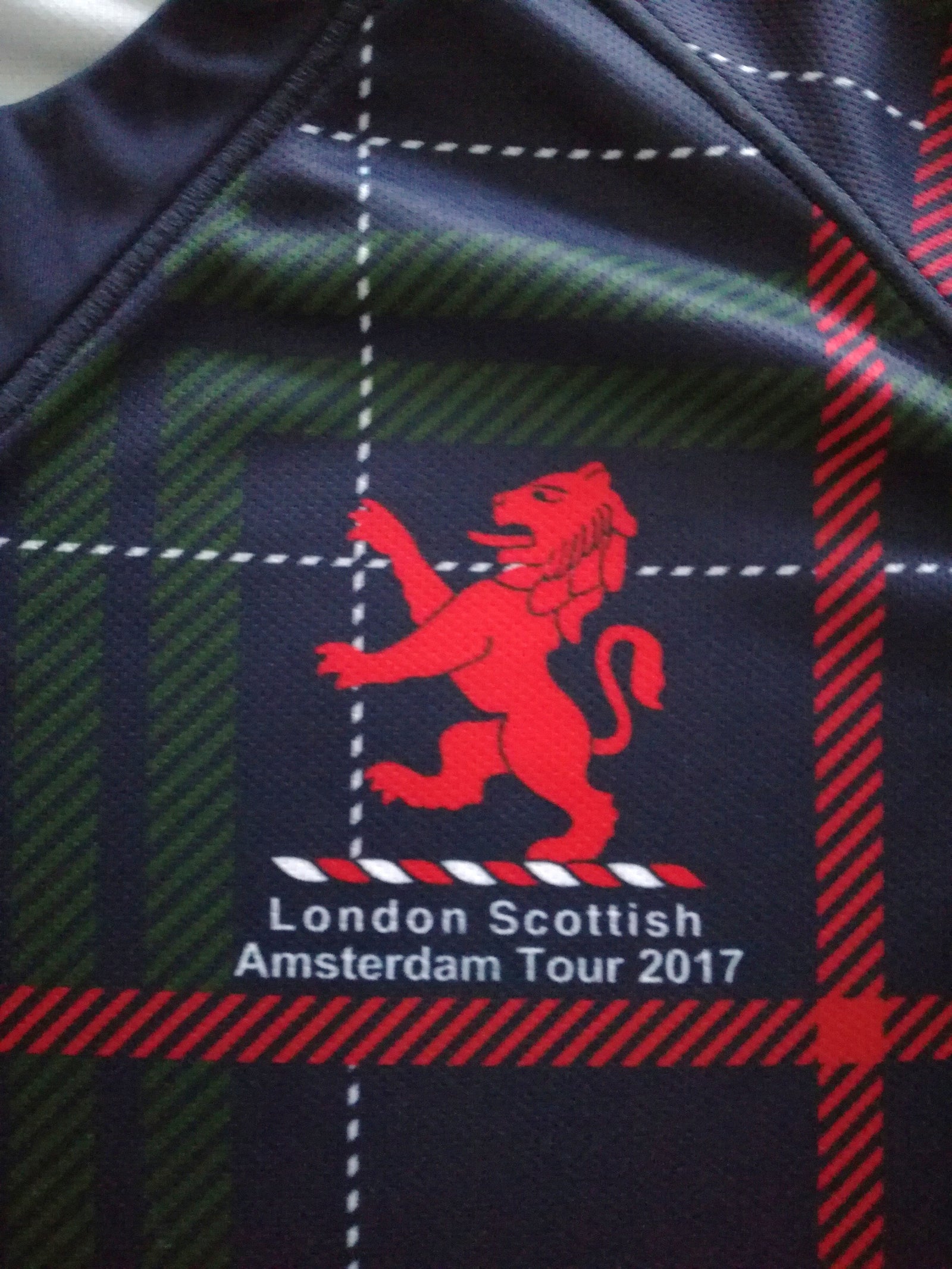 2017 London Scottish 'Amsterdam Tour' Rugby Shirt (XL)