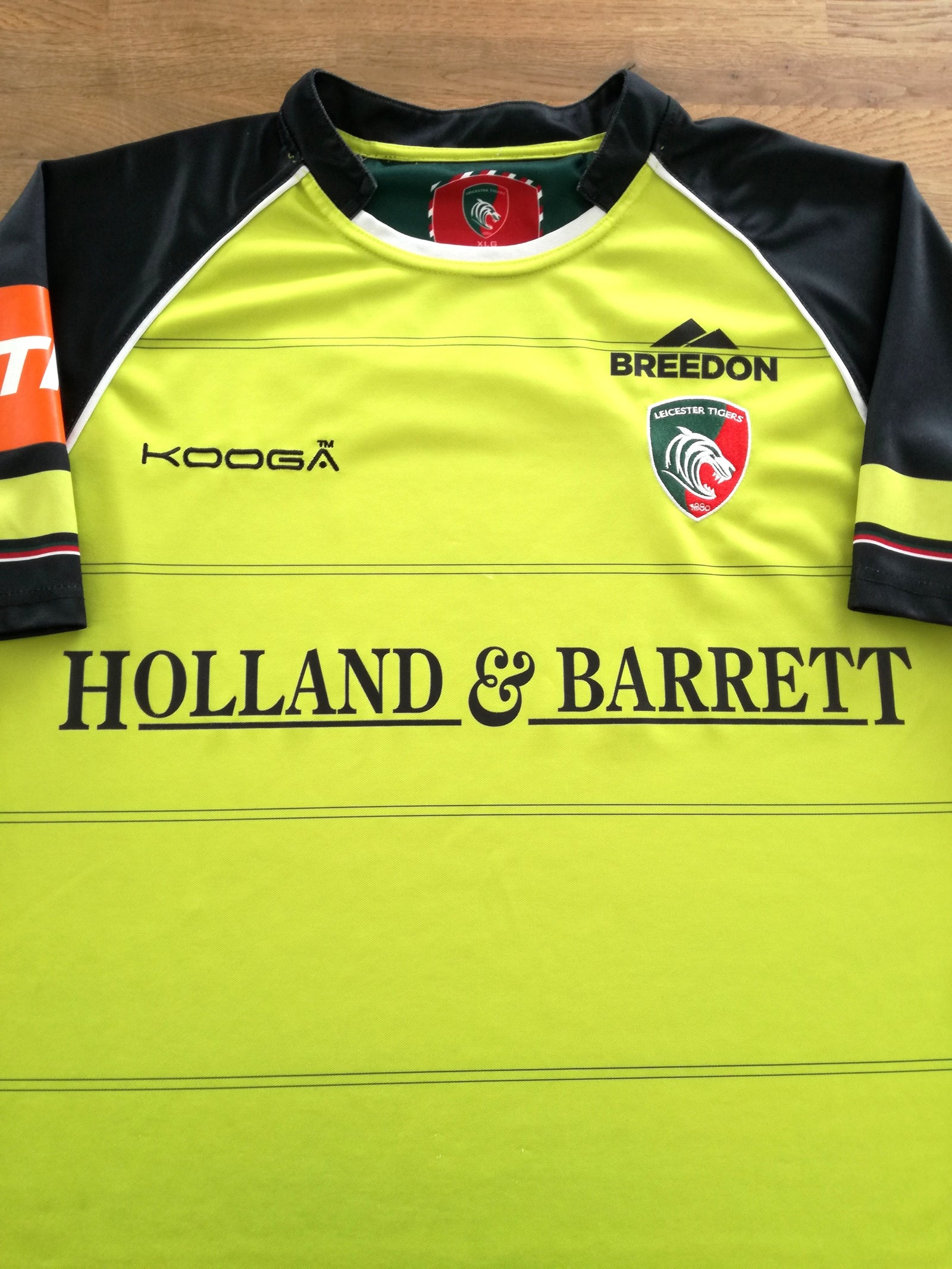 2016/17 Leicester Tigers Away Pro-Fit Rugby Shirt