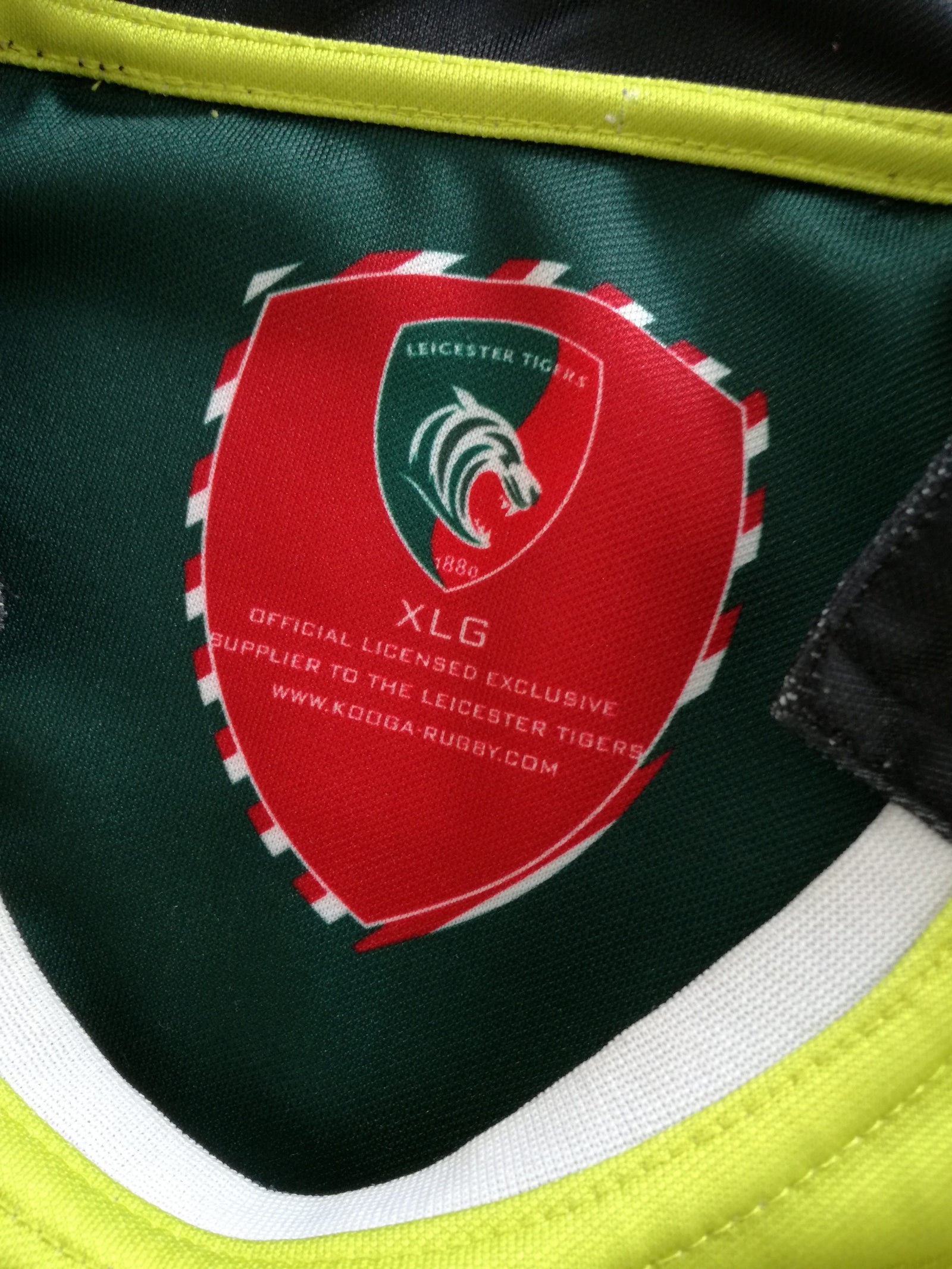 2016/17 Leicester Tigers Away Pro-Fit Rugby Shirt (XL)