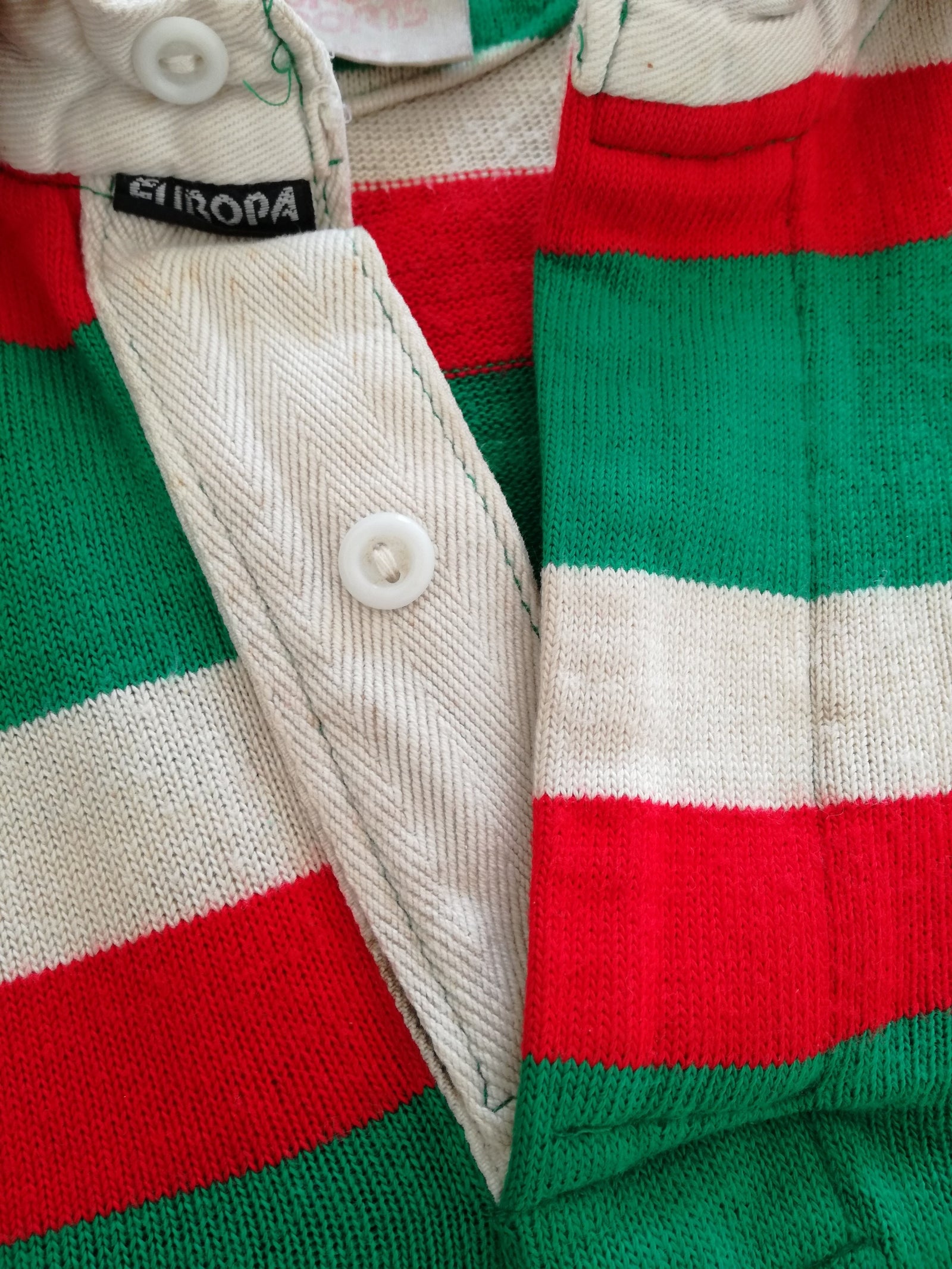 1981/92 Leicester Tigers Home Match Worn Rugby Shirt (Dusty Hare 'O') (M)
