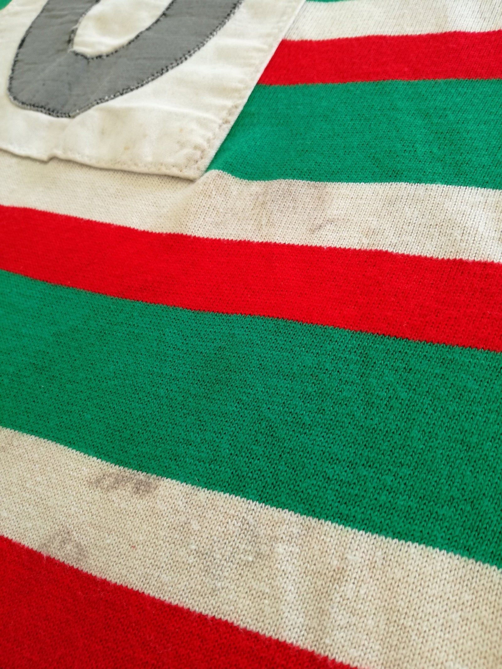 1981/92 Leicester Tigers Home Match Worn Rugby Shirt (Dusty Hare 'O') (M)
