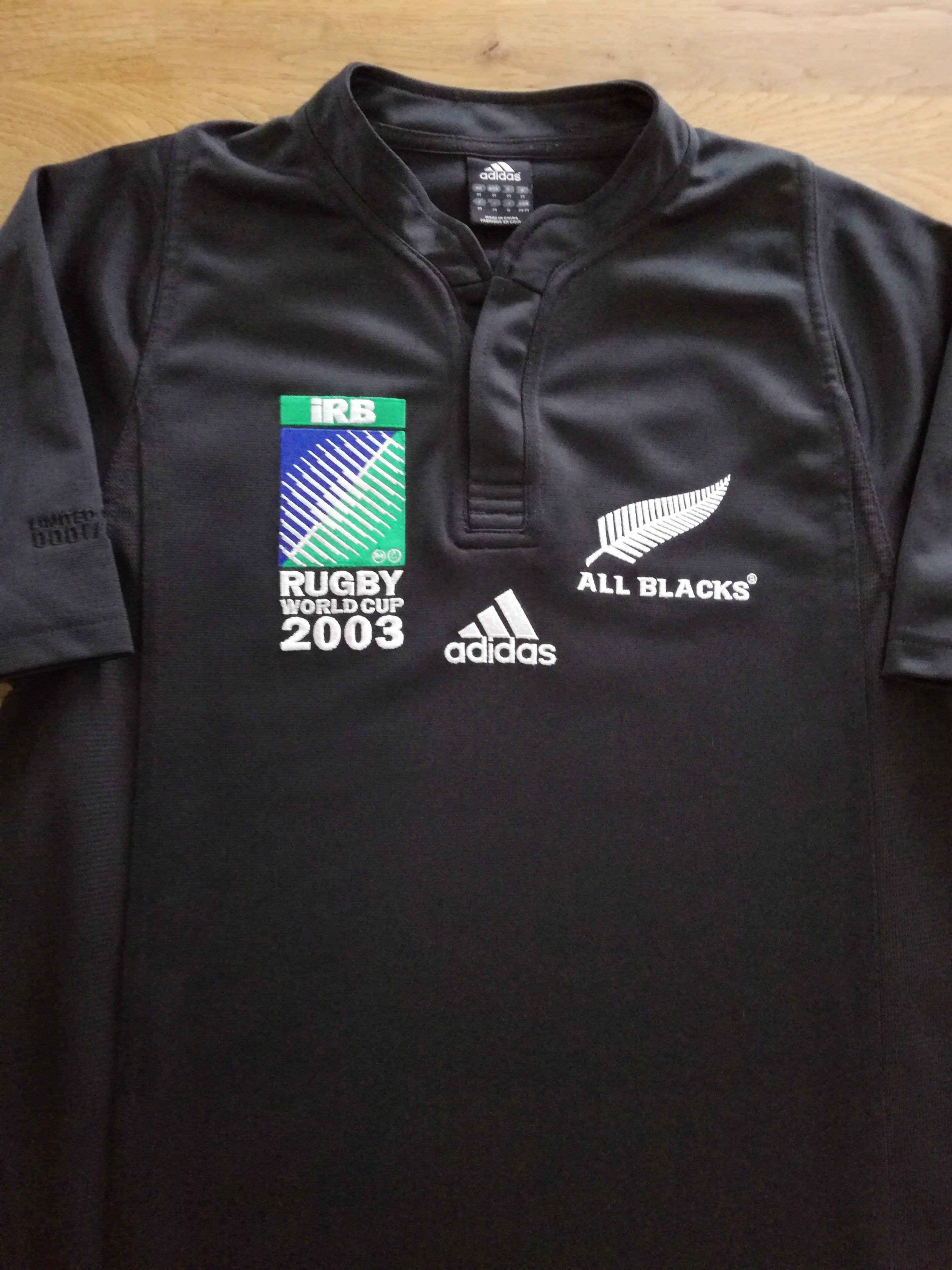 2003 New Zealand Home Rugby World Cup Shirt