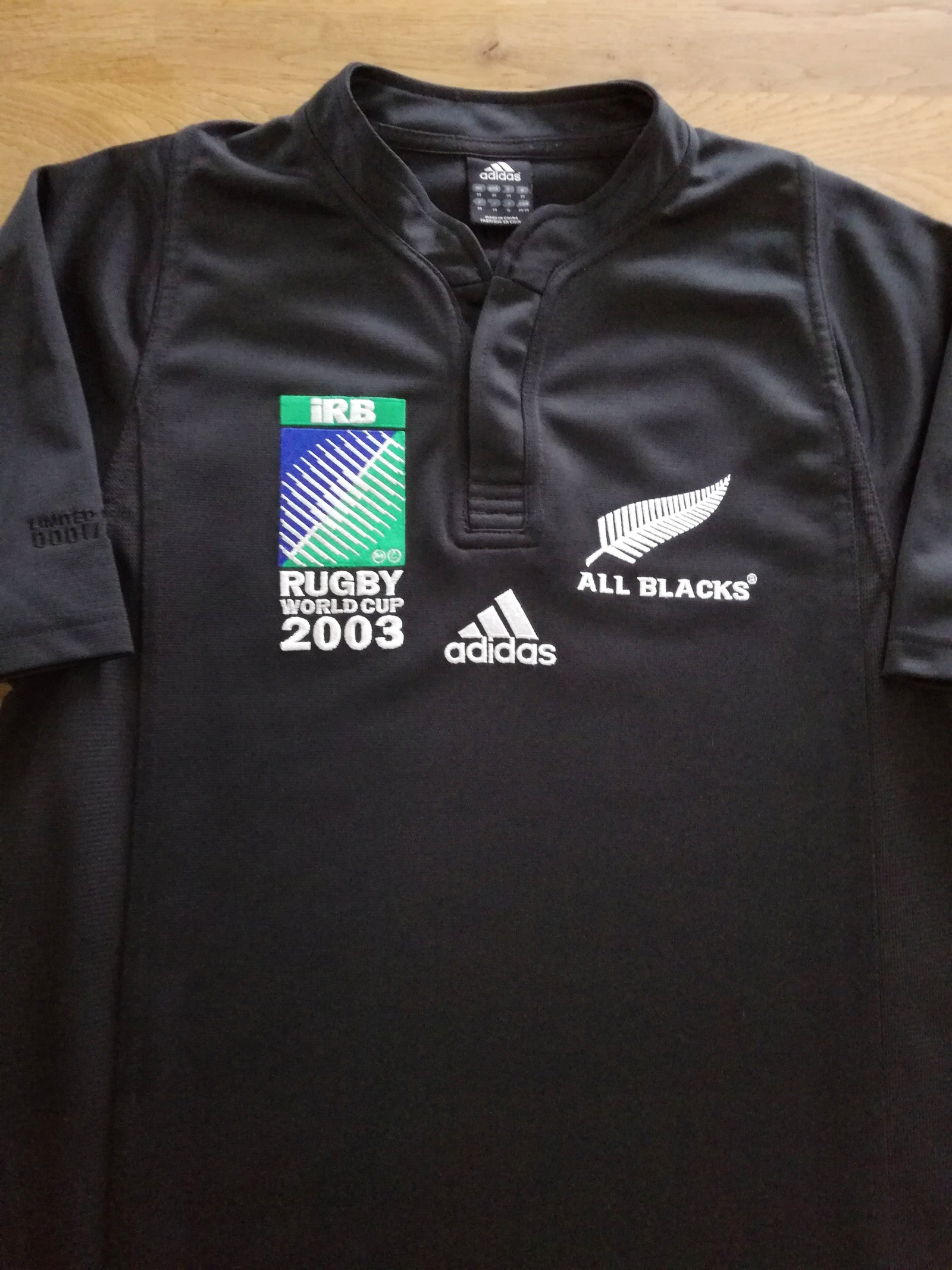 2003 New Zealand Home Rugby World Cup Shirt