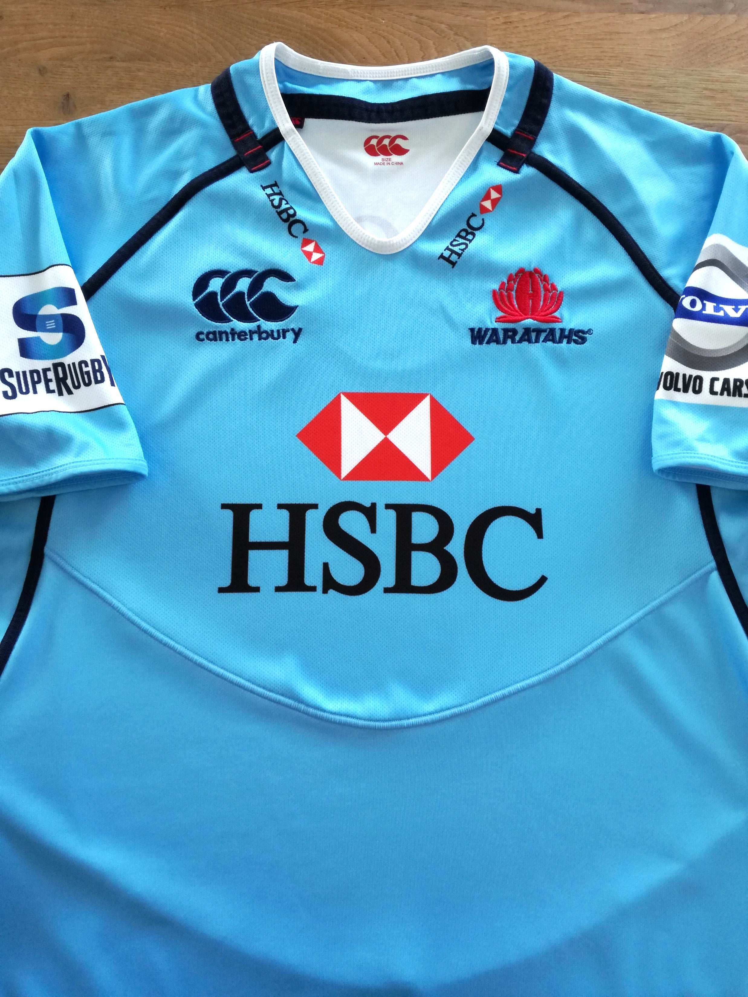 2013 Waratahs Home Super Rugby Pro-Fit Shirt