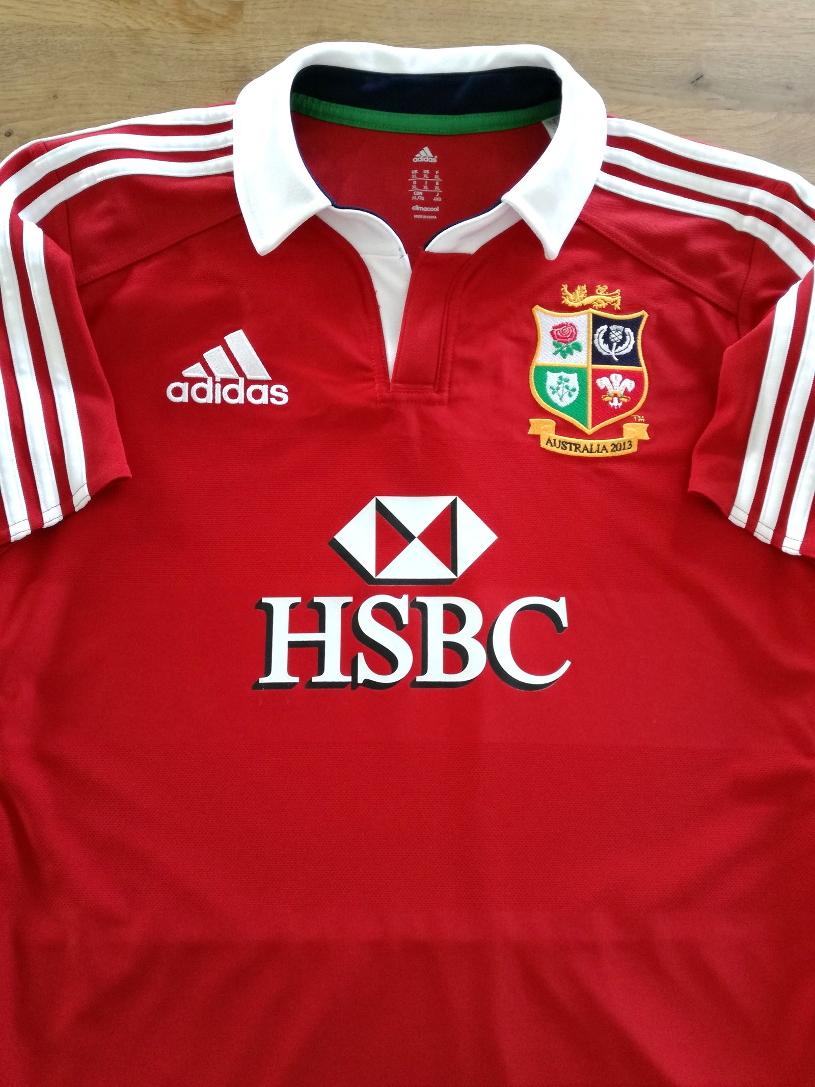 2013 British & Irish Lions Home 'Climacool' Rugby Shirt