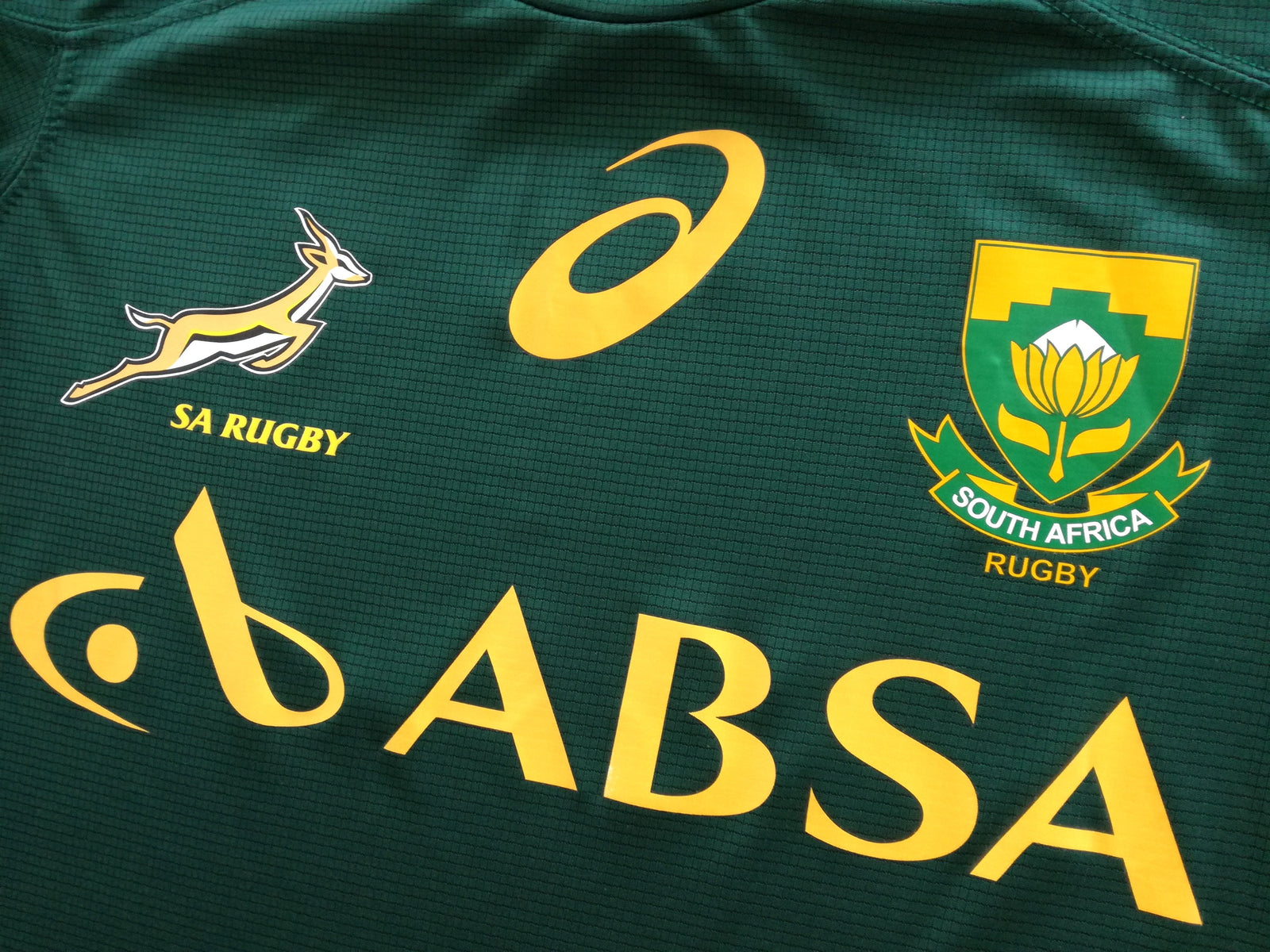 2014 South Africa Home Basic Rugby Shirt (L)