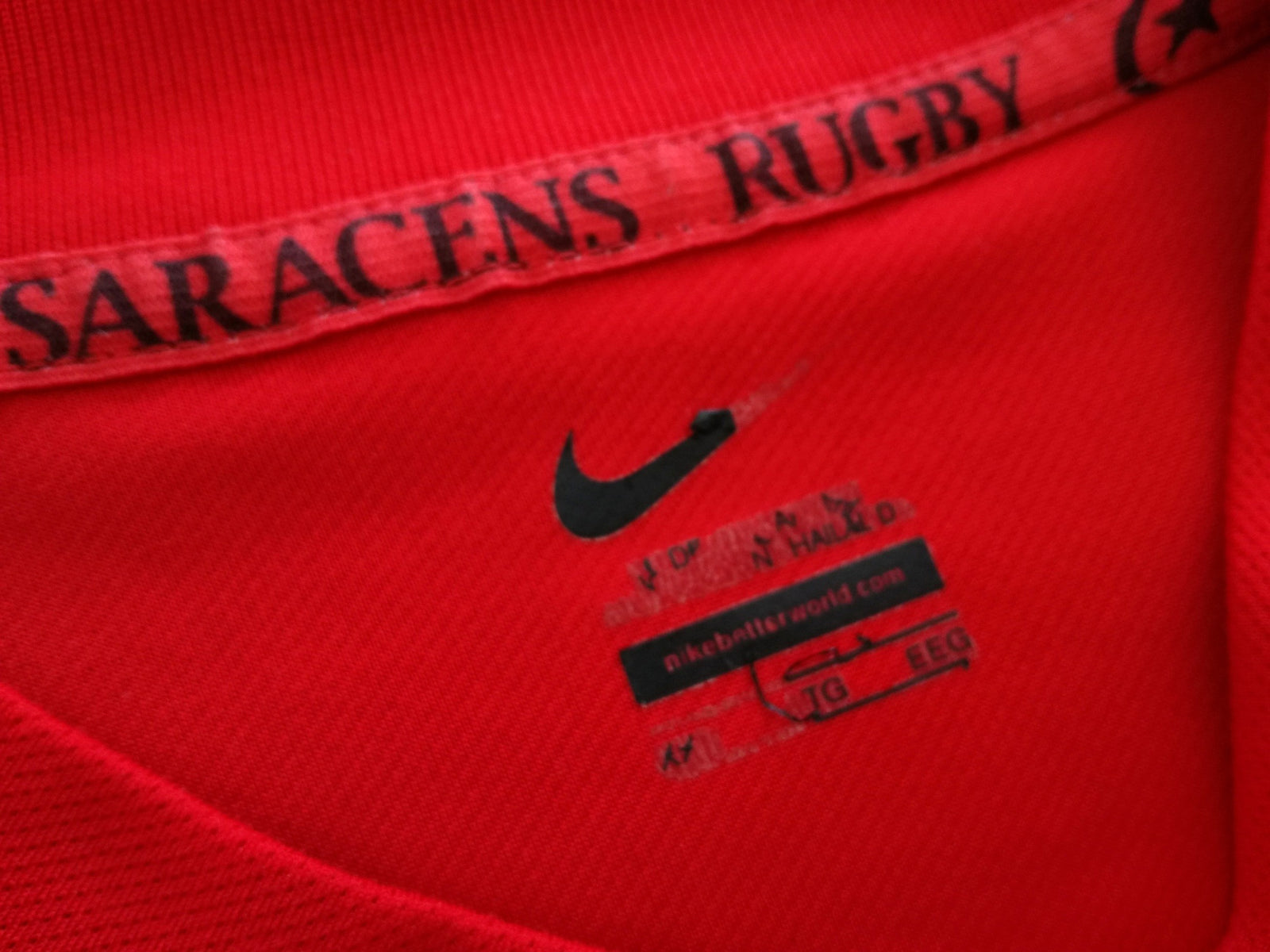 2011/12 Saracens Away Rugby Shirt (XXL)