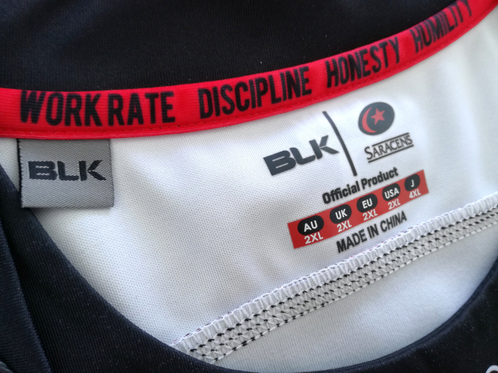 2017/18 Saracens Home Rugby Shirt (XXL)