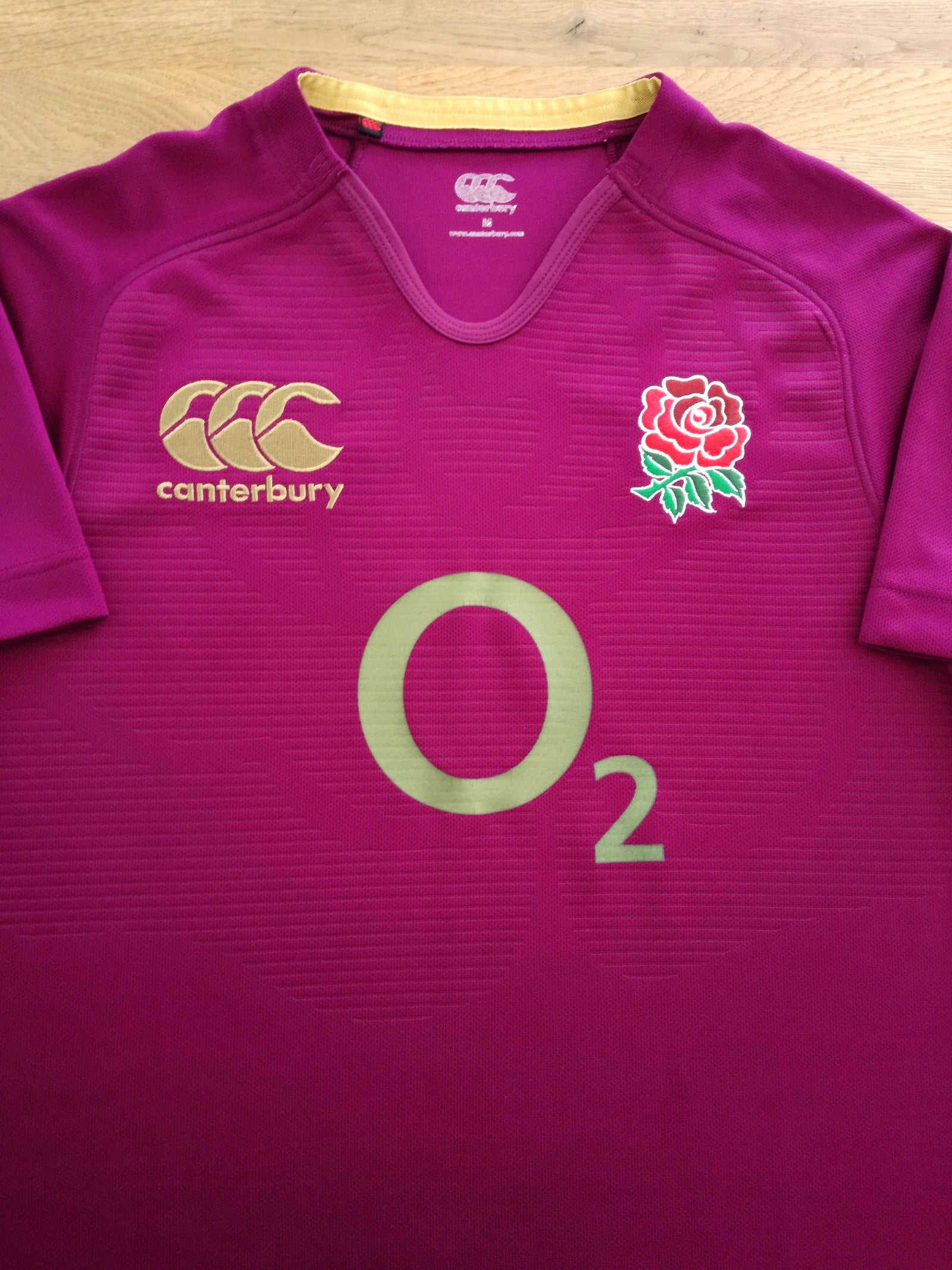 2012/13 England Away Pro-Fit Rugby Shirt (M)