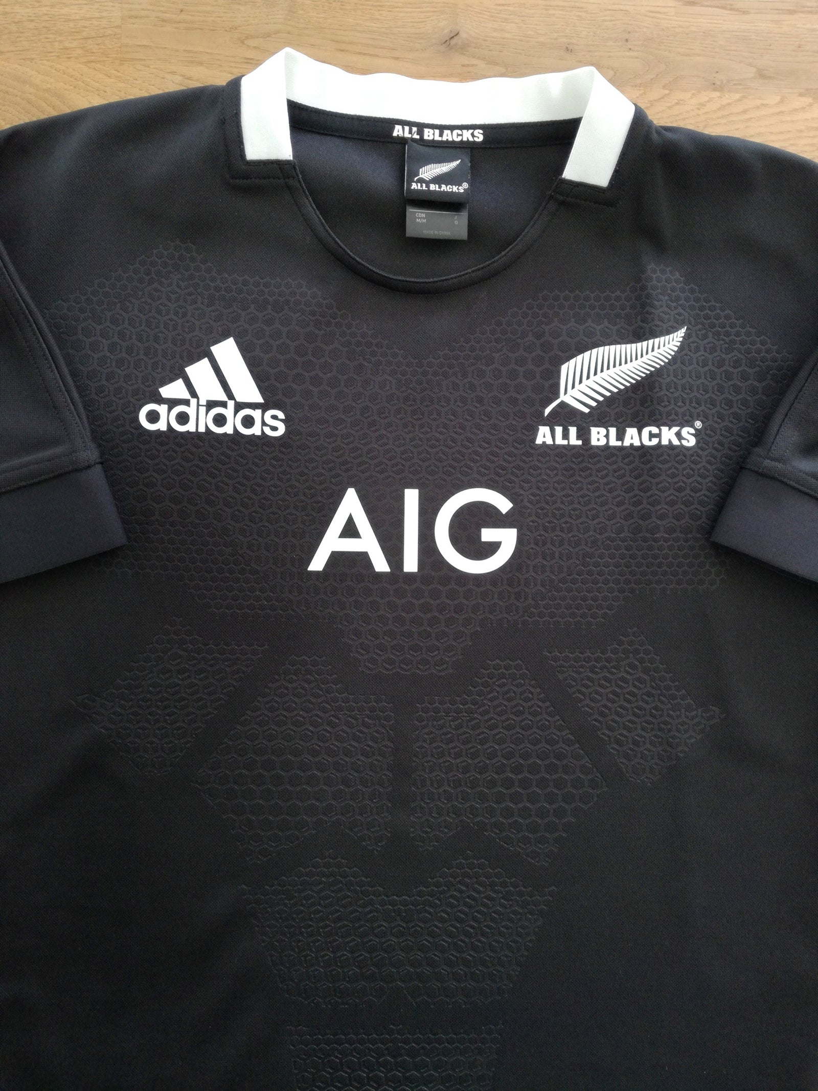 2019 New Zealand Home Home Rugby Shirt