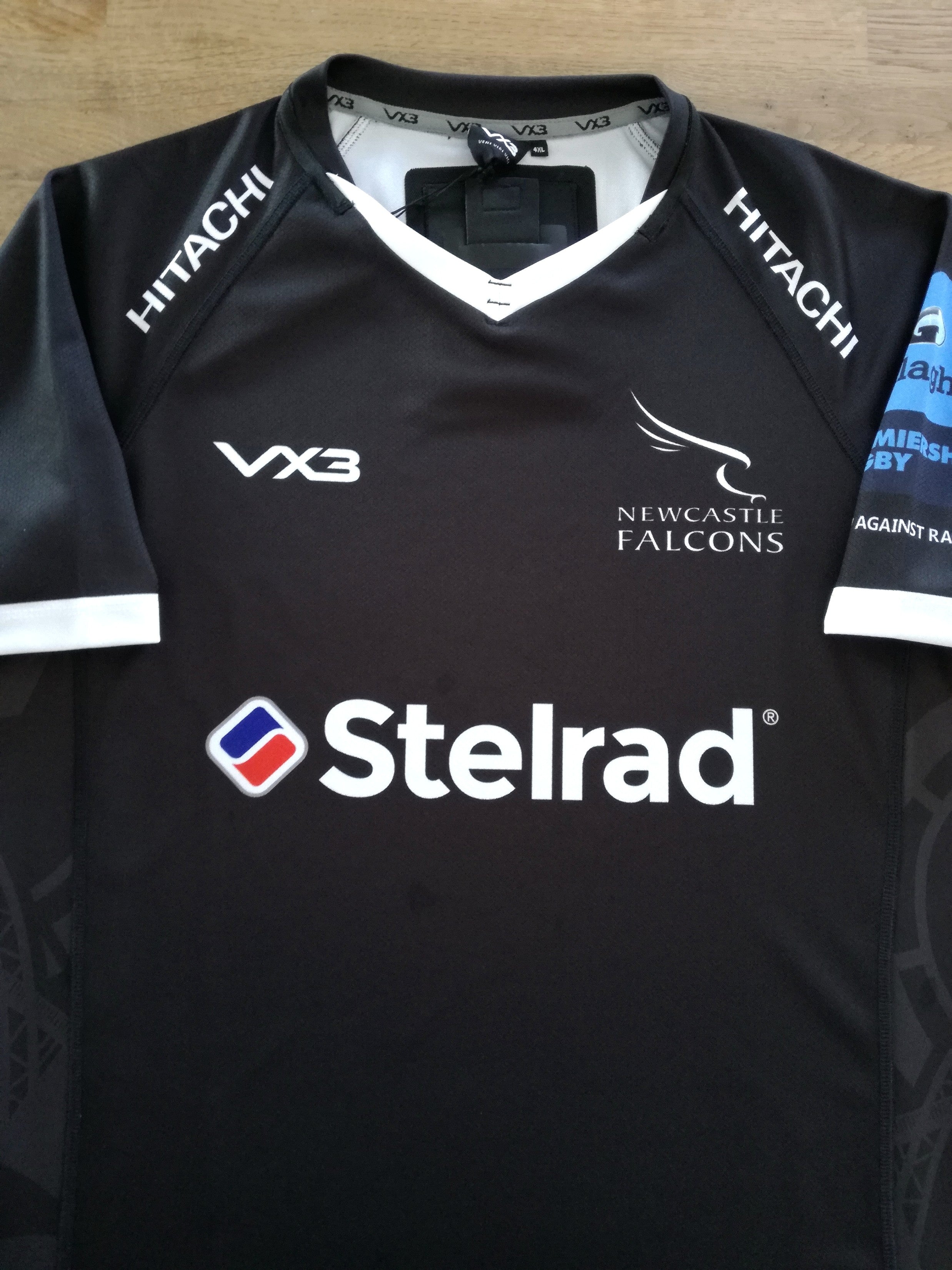2024/25 Newcastle Falcons Home Premiership Player Issue Rugby Shirt (4XL) *BNWT*