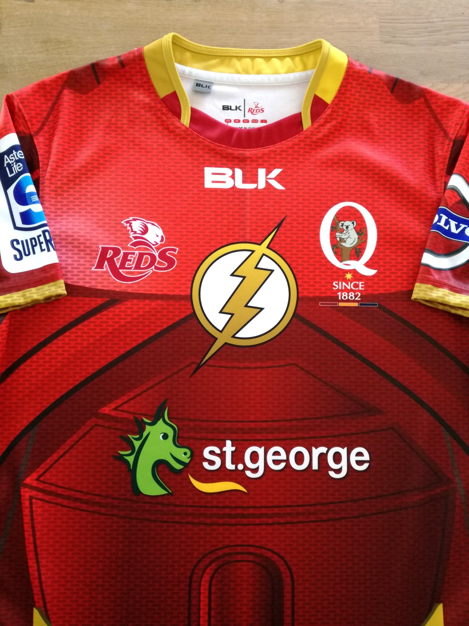 2015 Queensland Reds 'DC Crimson Comet' Rugby Shirt