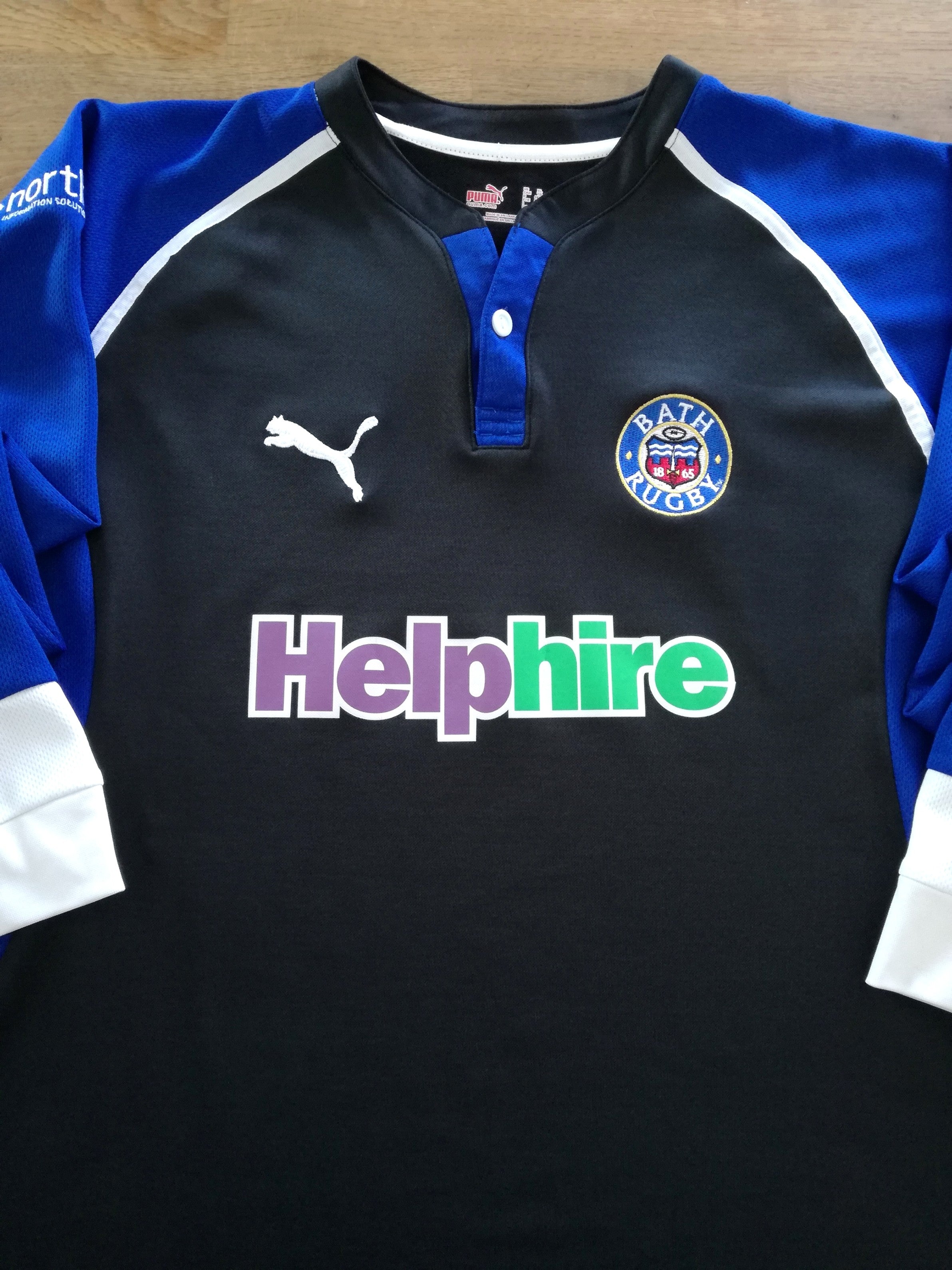 2006/07 Bath Home Pro-Fit Long Sleeve Rugby Shirt