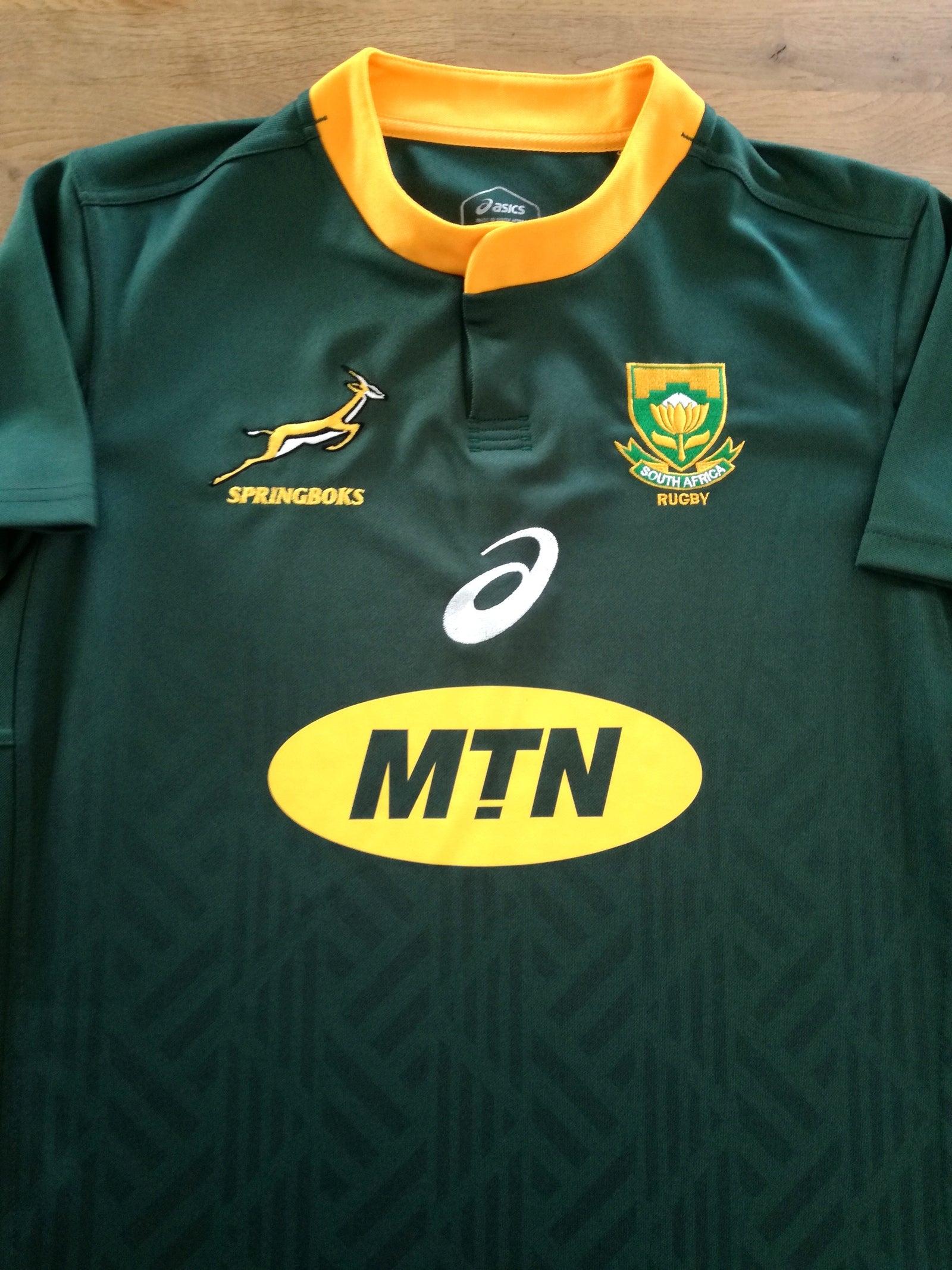 2018 South Africa Home Rugby Shirt