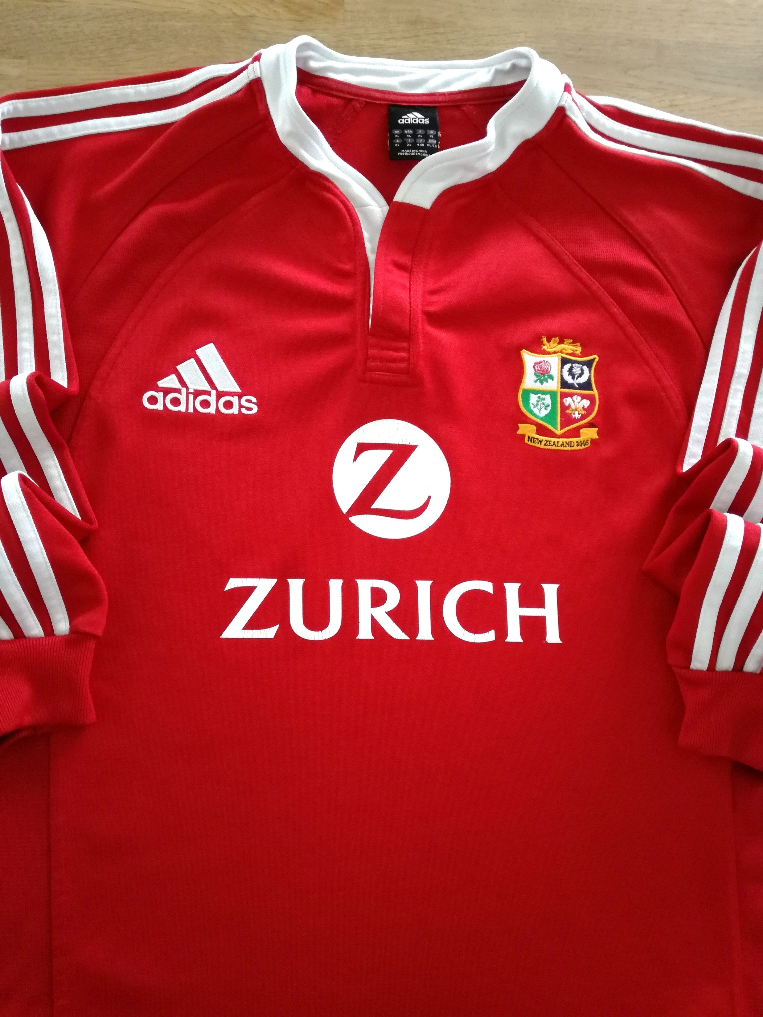 2005 British & Irish Lions Long Sleeve Rugby Shirt