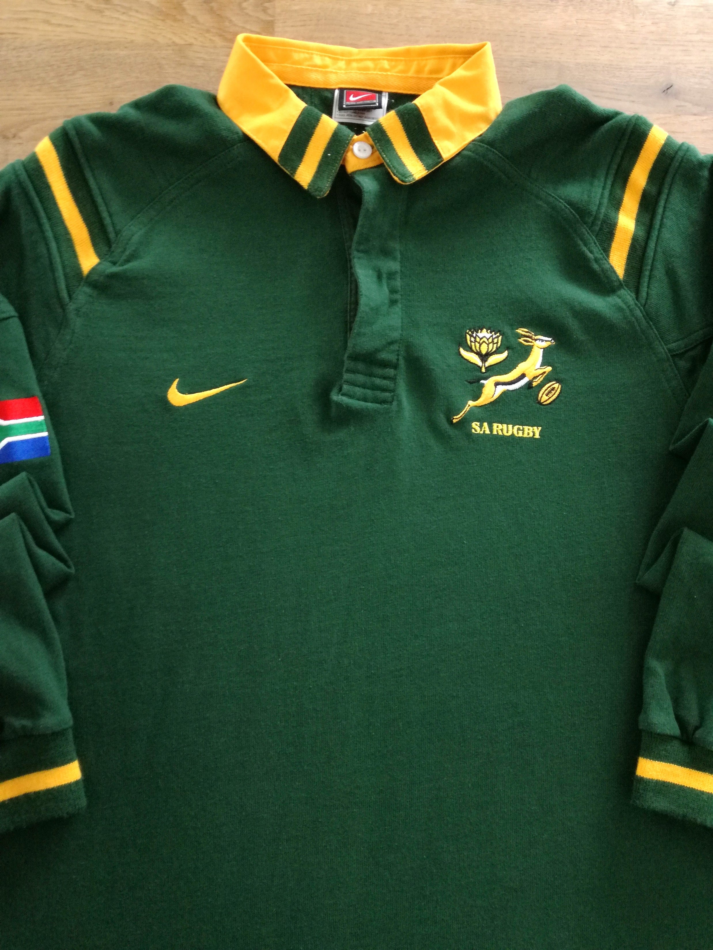 1999 South Africa Home Long Sleeve Rugby Shirt