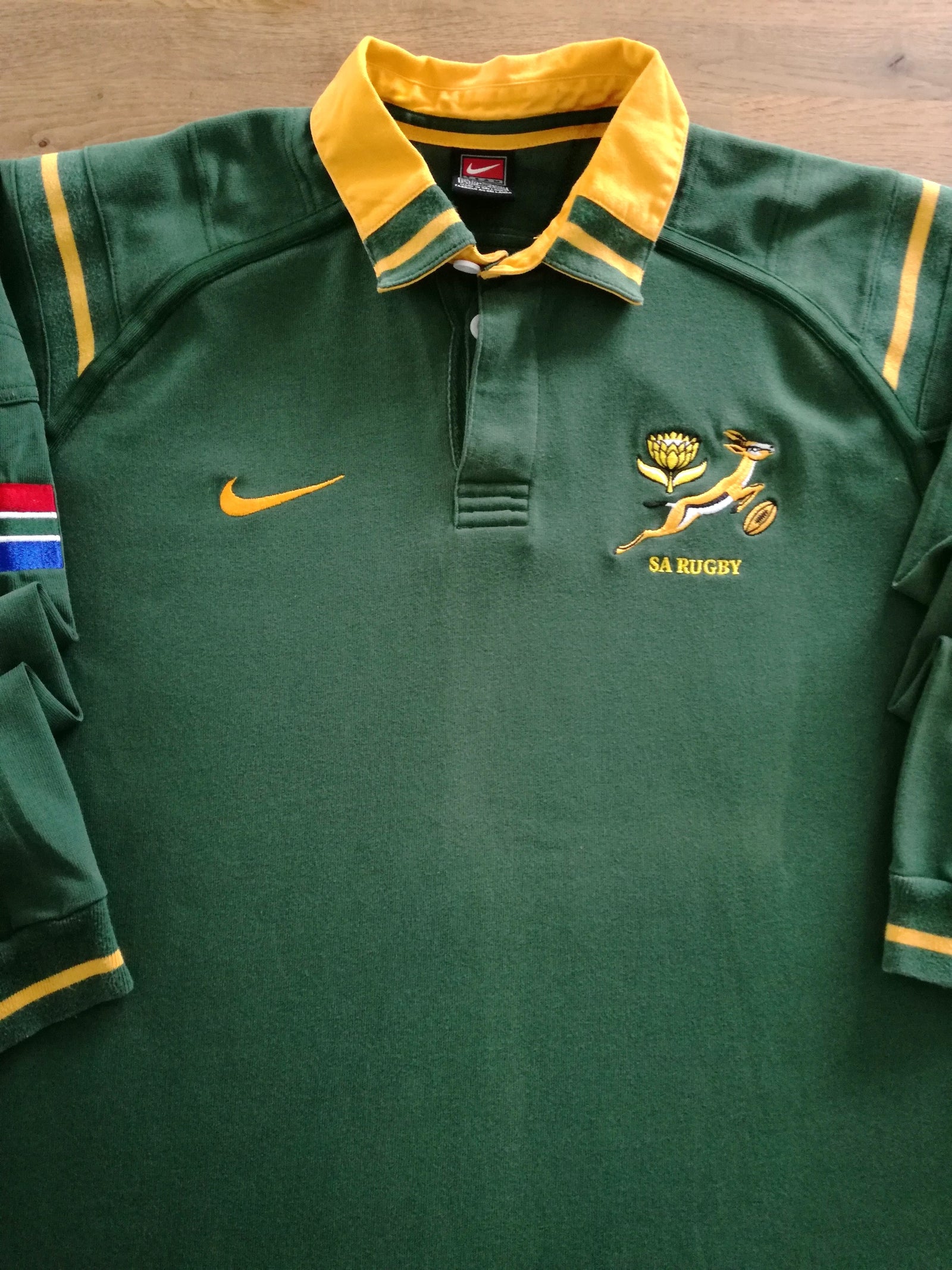 1999 South Africa Home Long Sleeve Rugby Shirt
