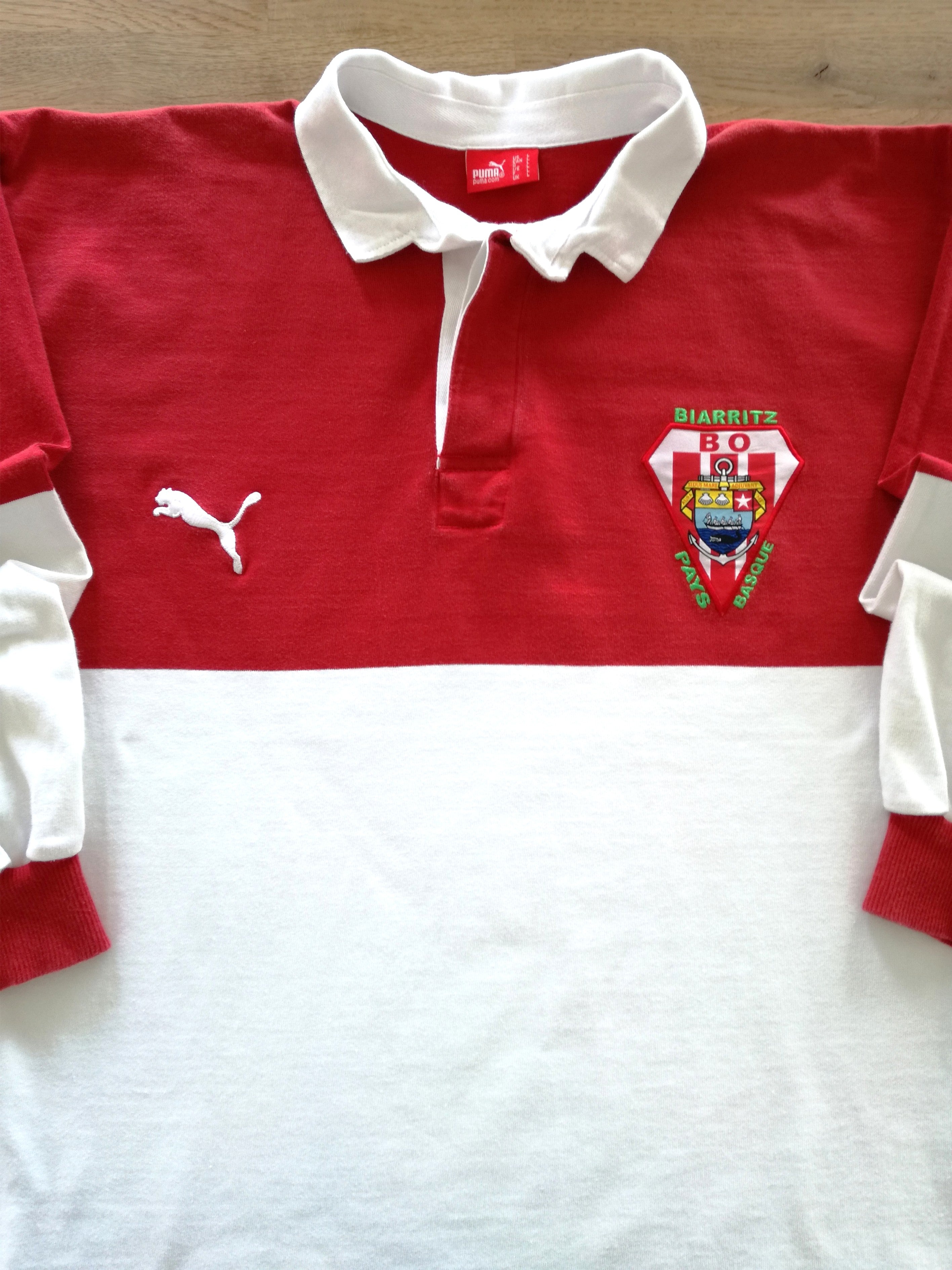 2007/08 Biarritz Home 'Traditional' Rugby Shirt