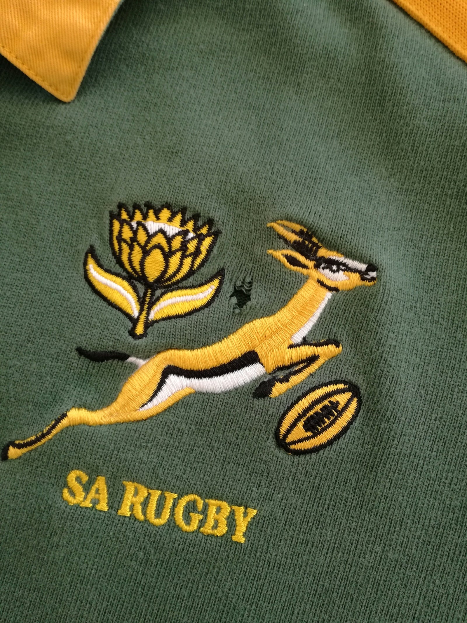 2001 South Africa Home Rugby Shirt. (XXL)