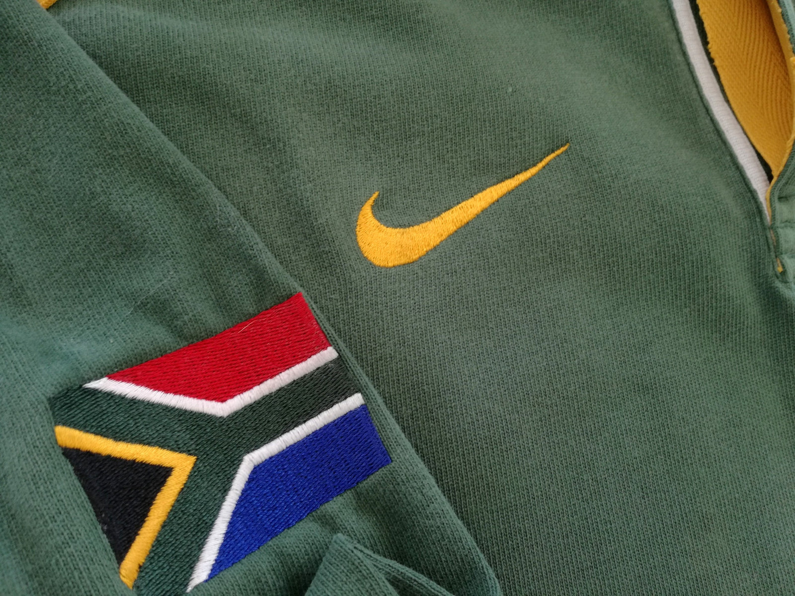 2001 South Africa Home Rugby Shirt. (XXL)