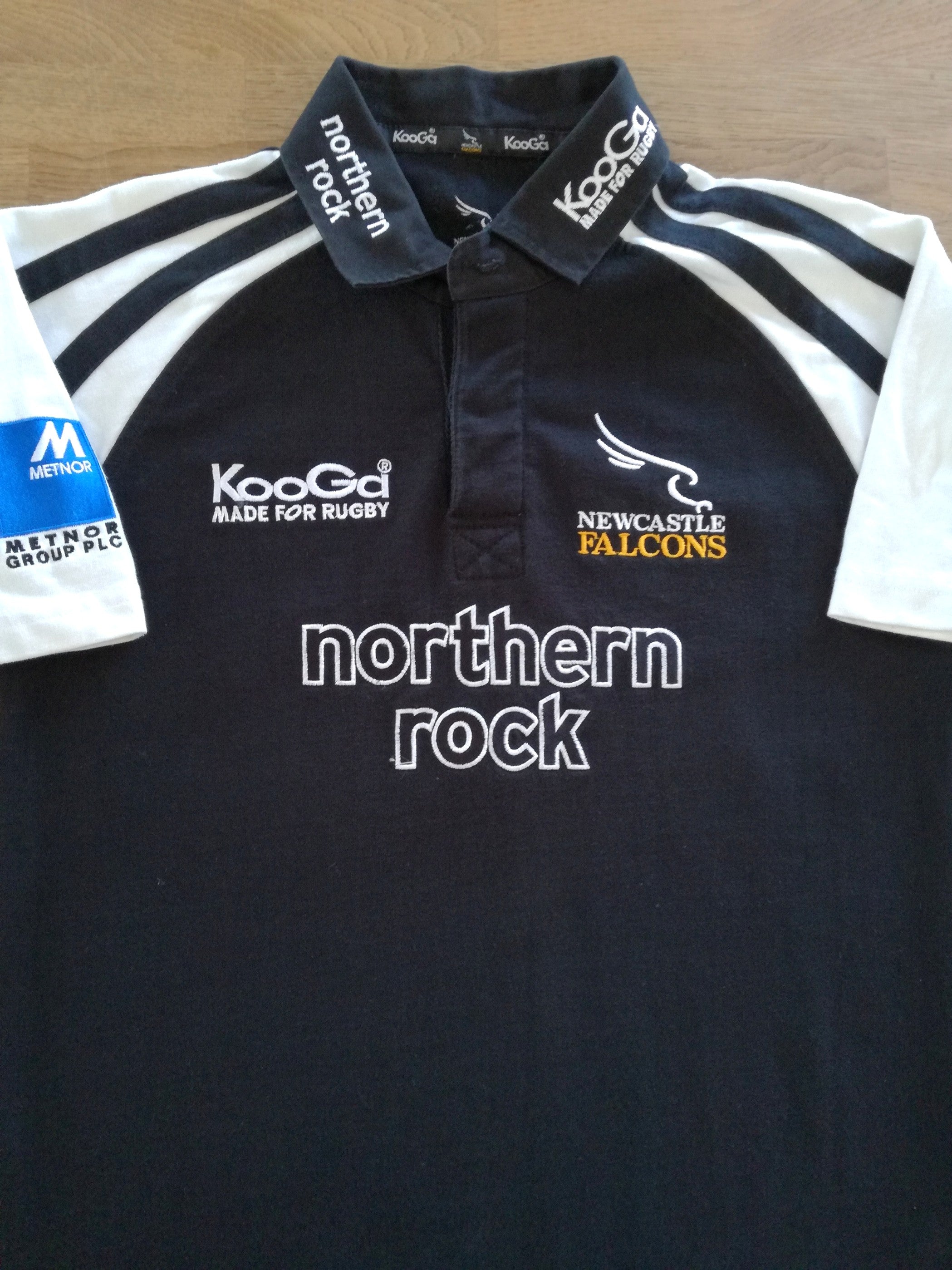 2003/04 Newcastle Falcons Home Rugby Shirt