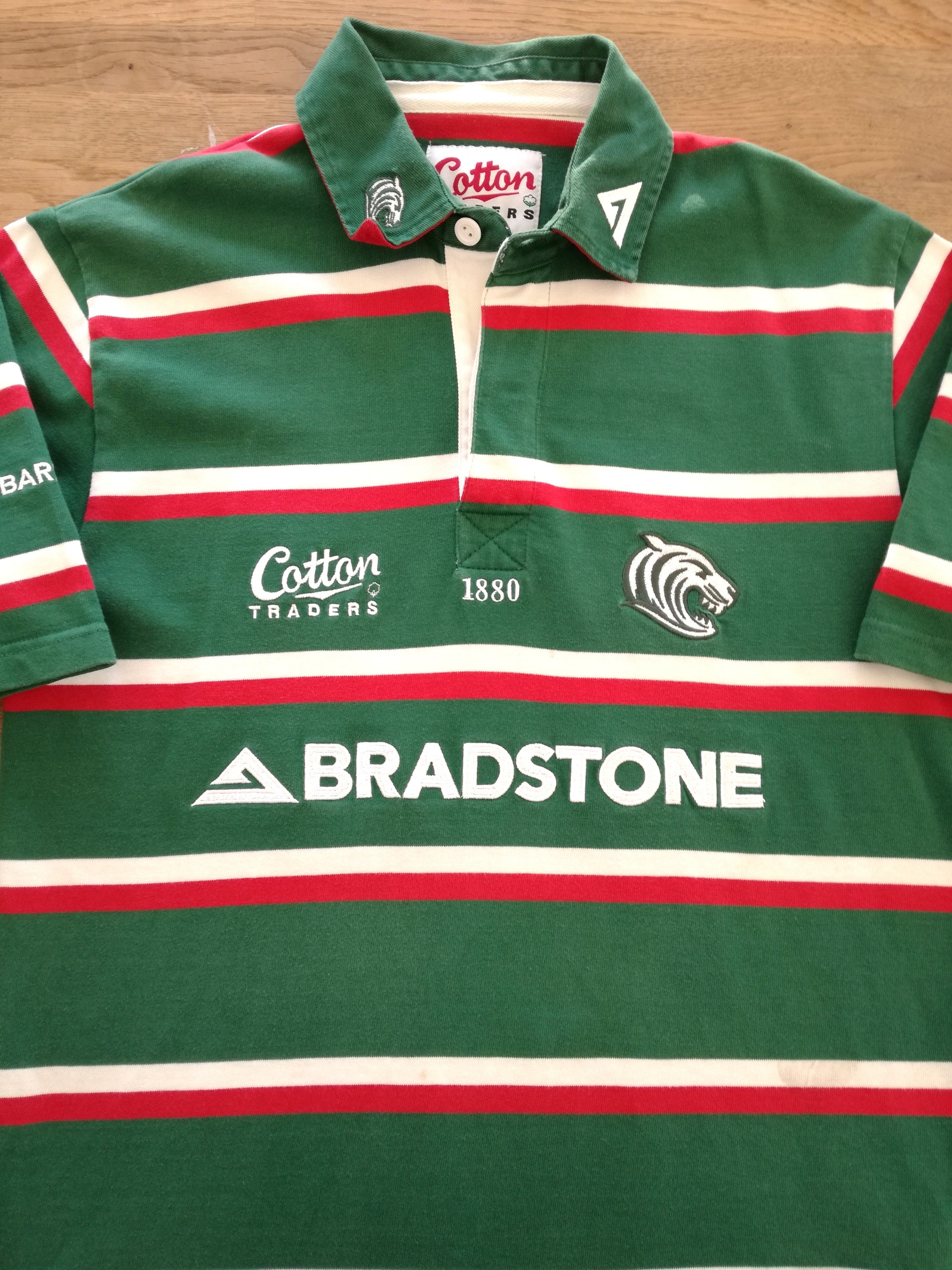 2005/06 Leicester Tigers Home Rugby Shirt
