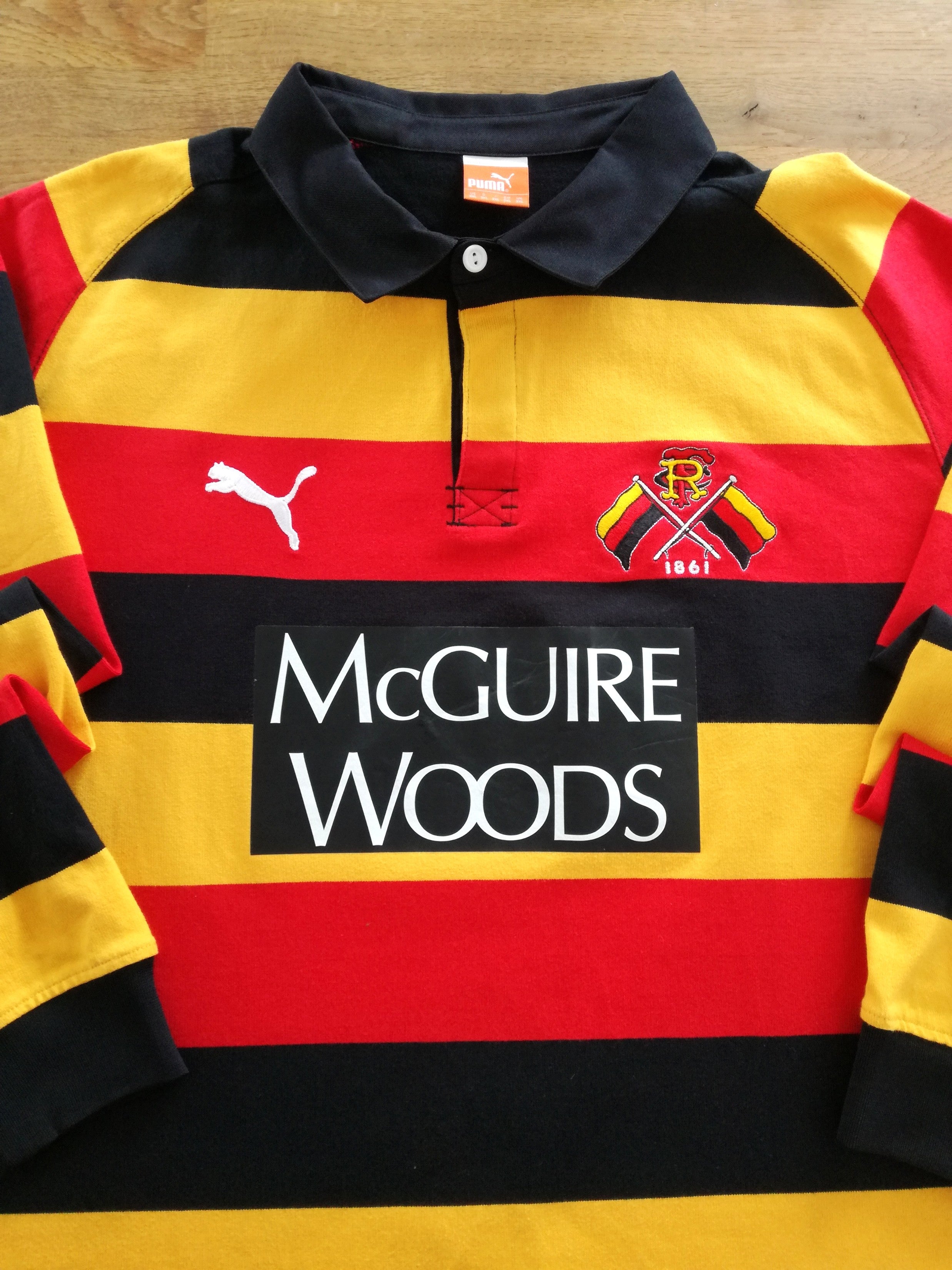 2012/13 Richmond Home Long Sleeve Rugby Shirt