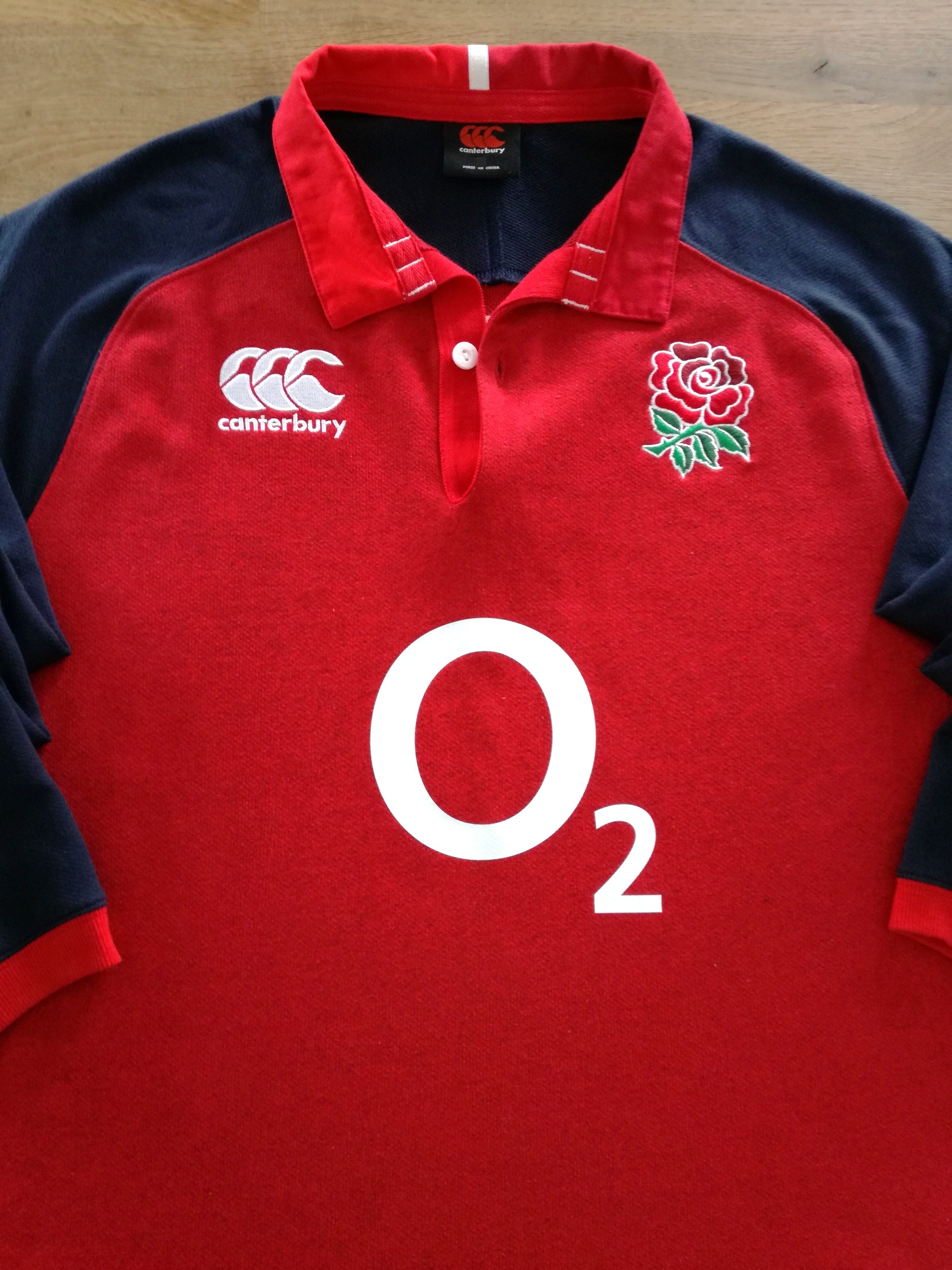 2019/20 England Away Long Sleeve Rugby Shirt