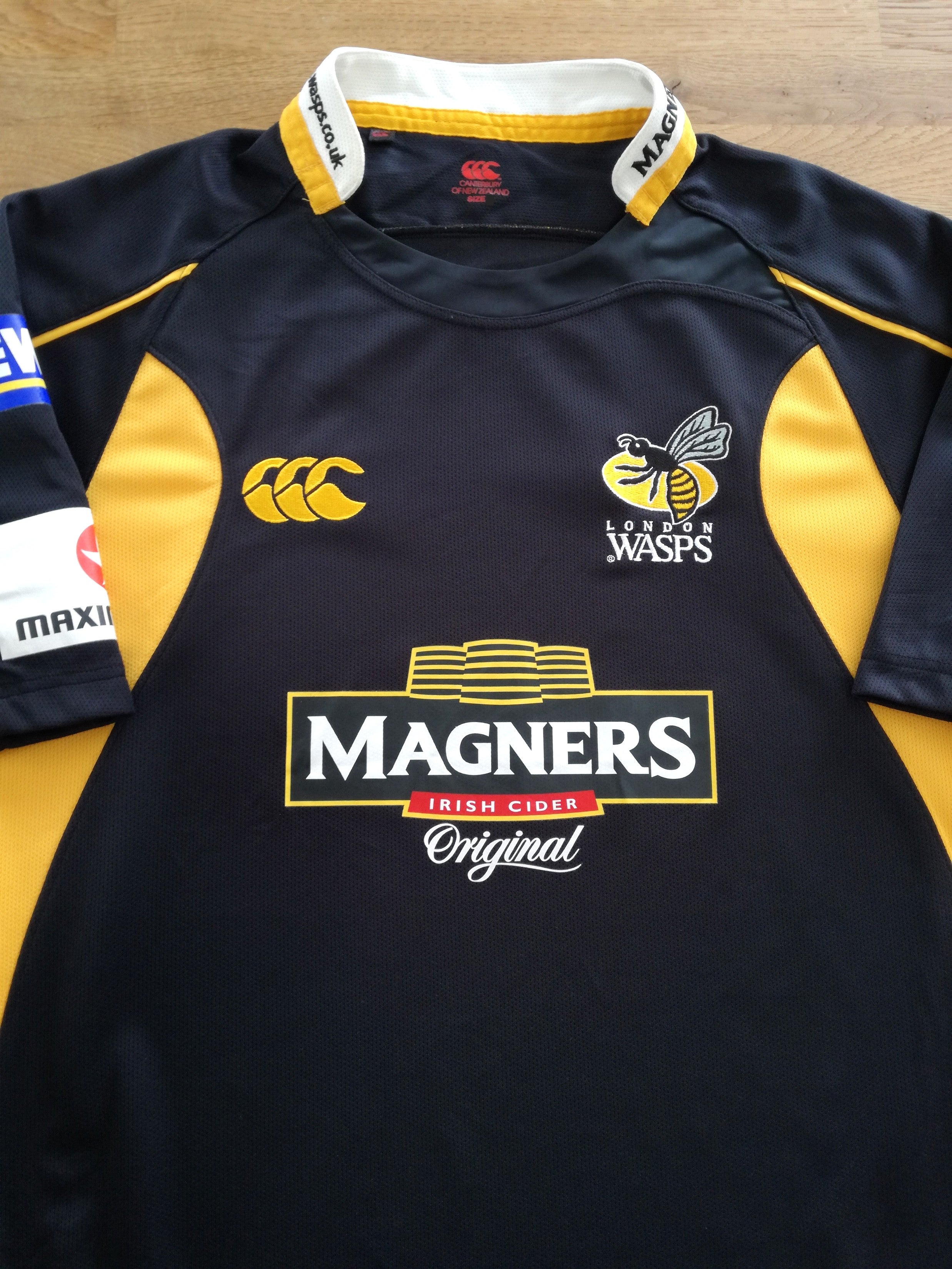 2007/08 London Wasps Home Rugby Shirt