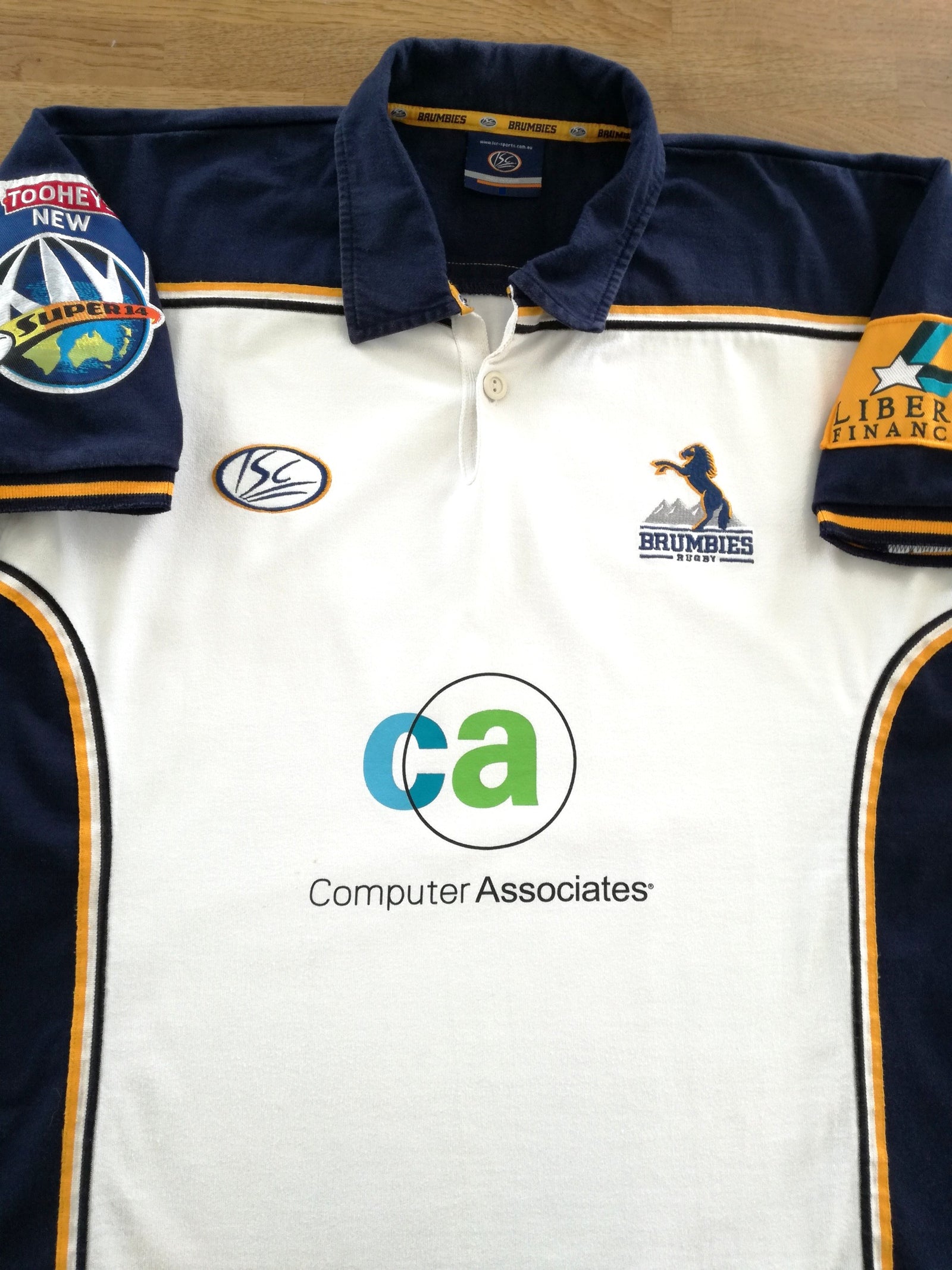 2006 Brumbies Away Super14 Rugby Shirt (M)