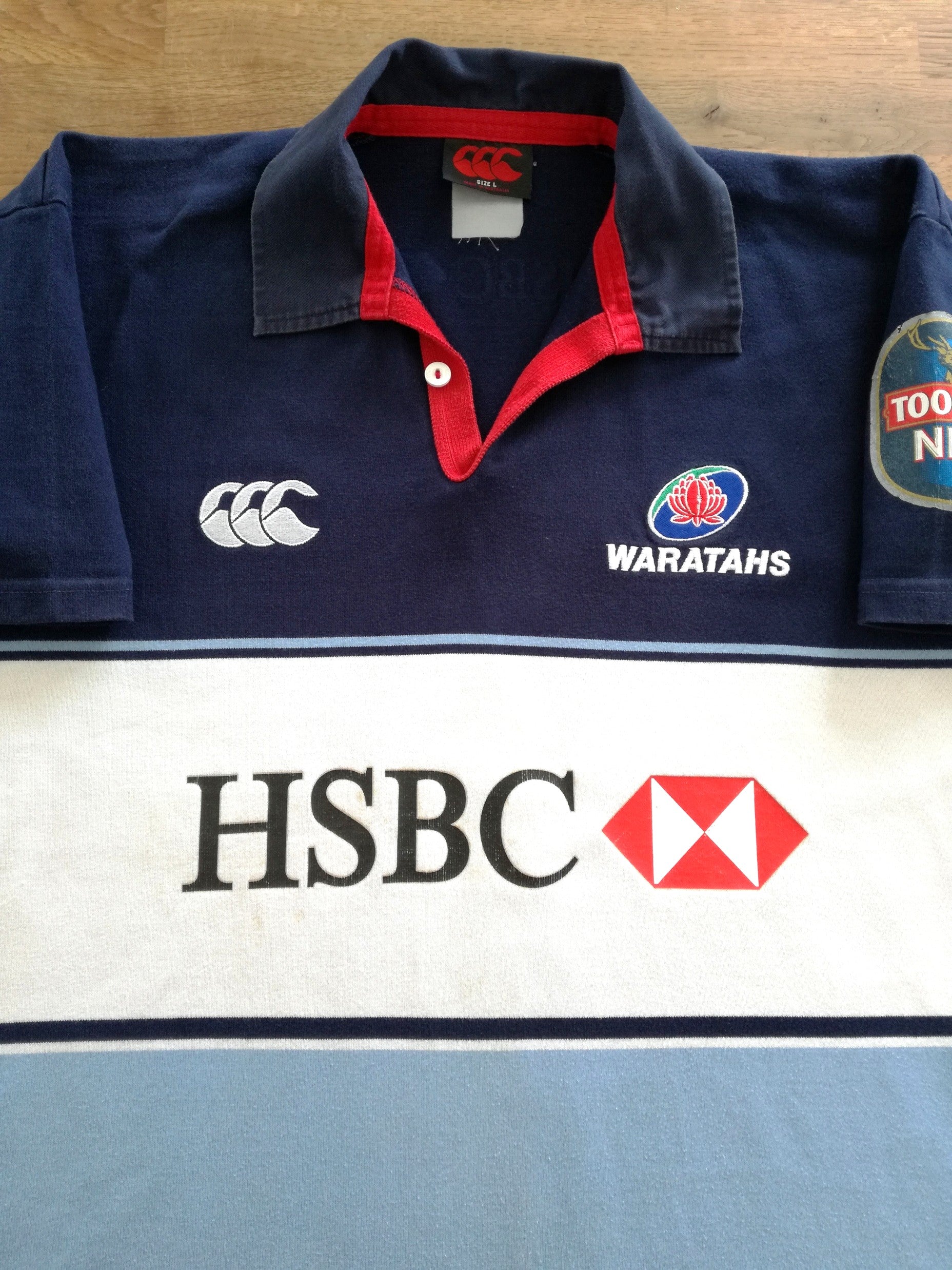 2004 Waratahs Leisure Rugby Shirt (L)