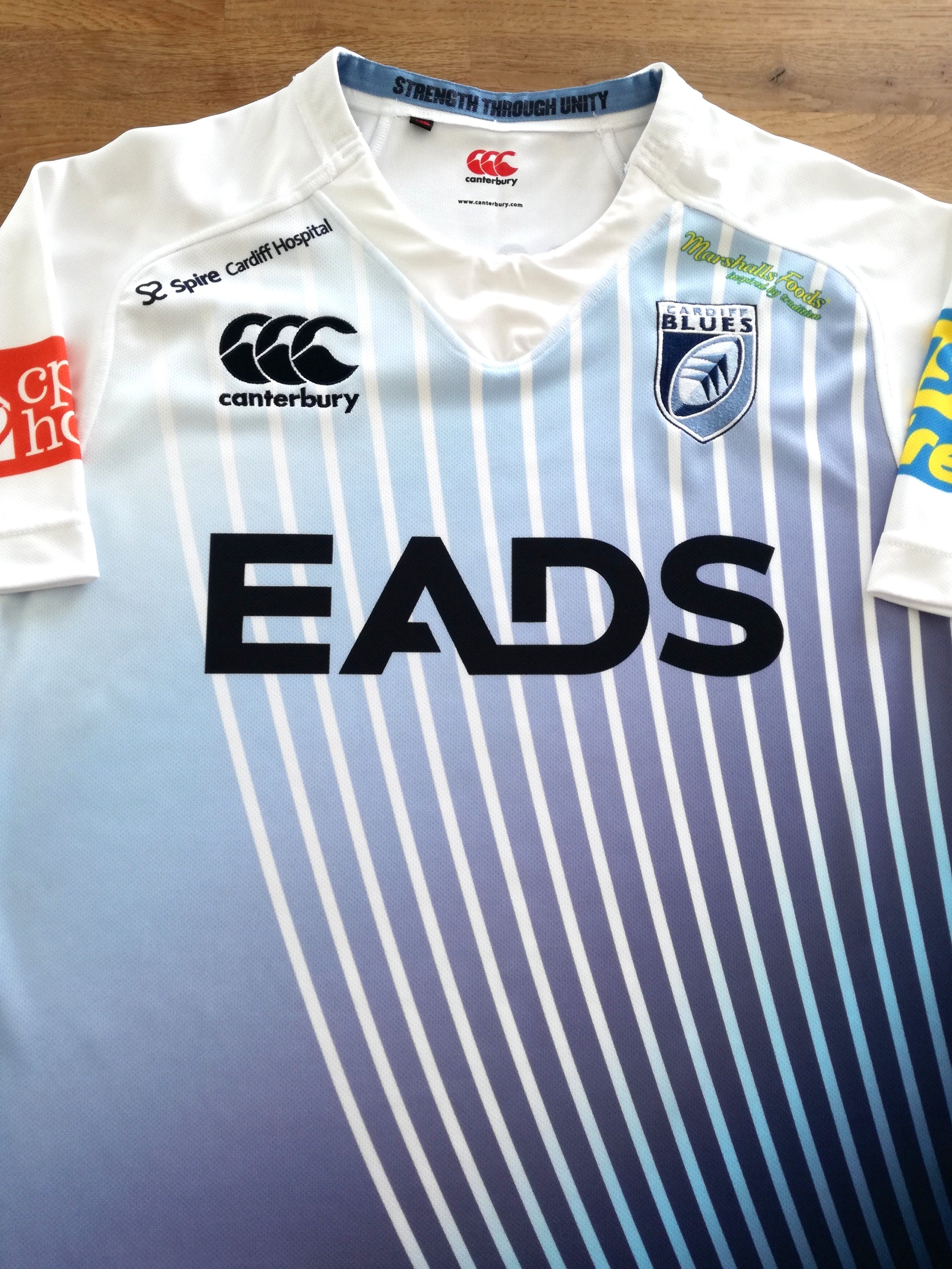 2014/15 Cardiff Blues Away Rugby Shirt