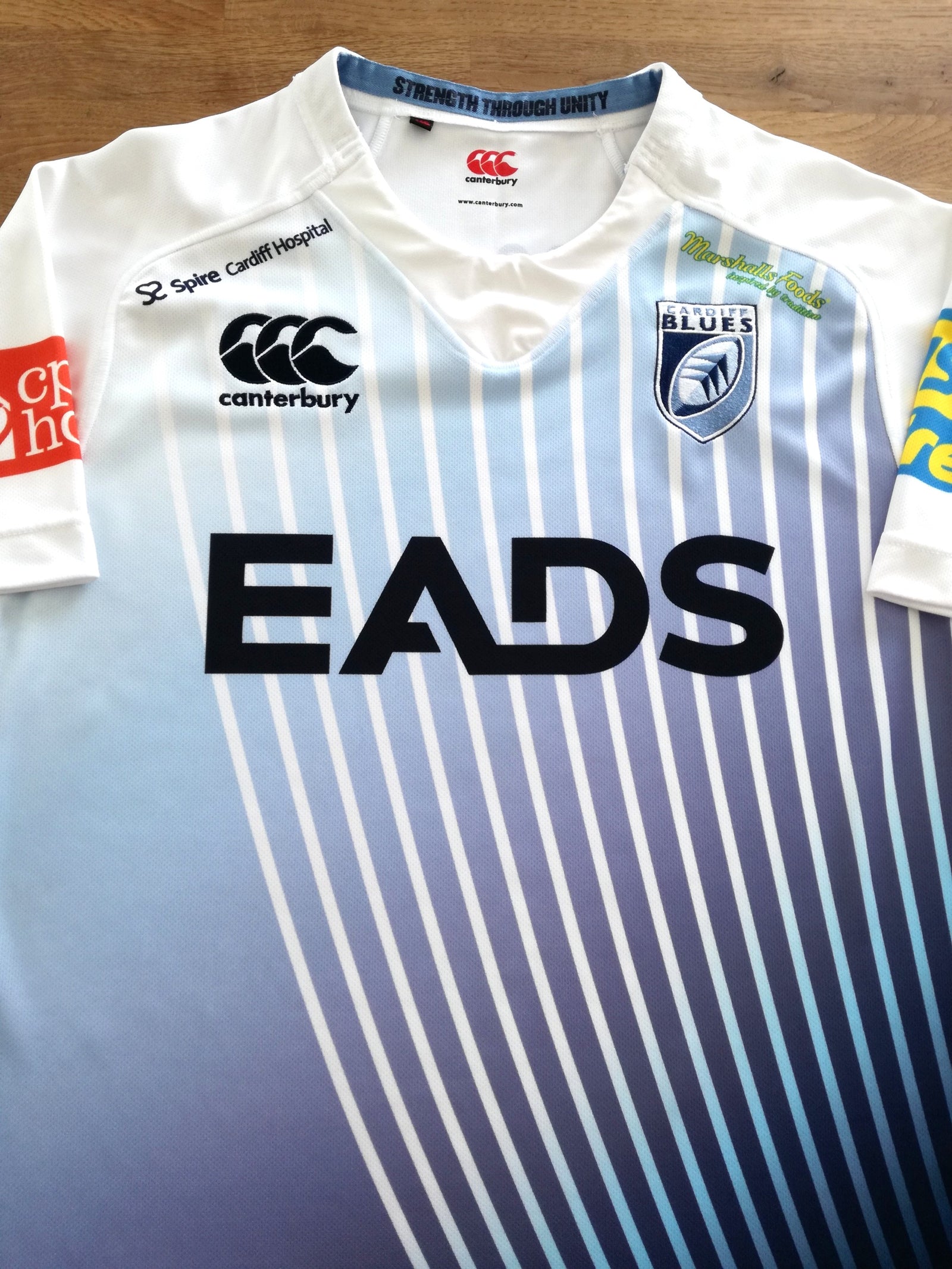 2014/15 Cardiff Blues Away Rugby Shirt